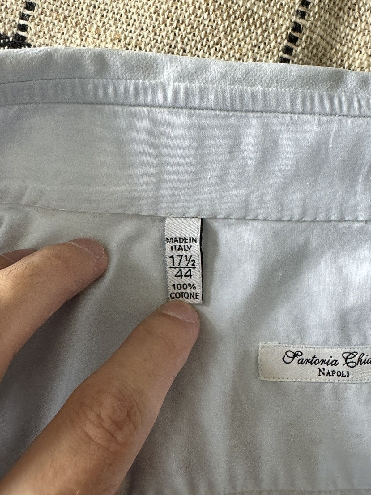 Other Sartoria Chiaia luxury formal shirt Size 44R - 13 Thumbnail