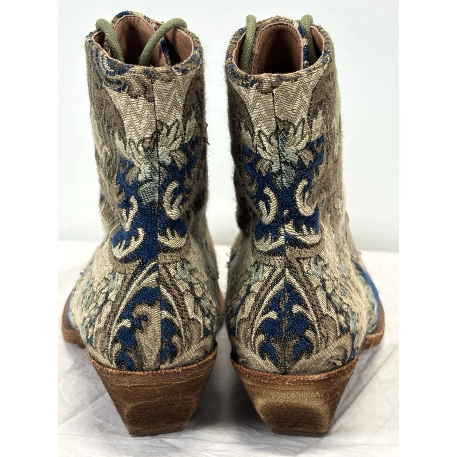 Jeffrey Campbell Jeffrey Campbell Tapestry Ankle Boots Sz 6.5 Women’s Boho Prairie Coachella Jeans? Size US 6.5 / IT 36.5 - 4 Thumbnail