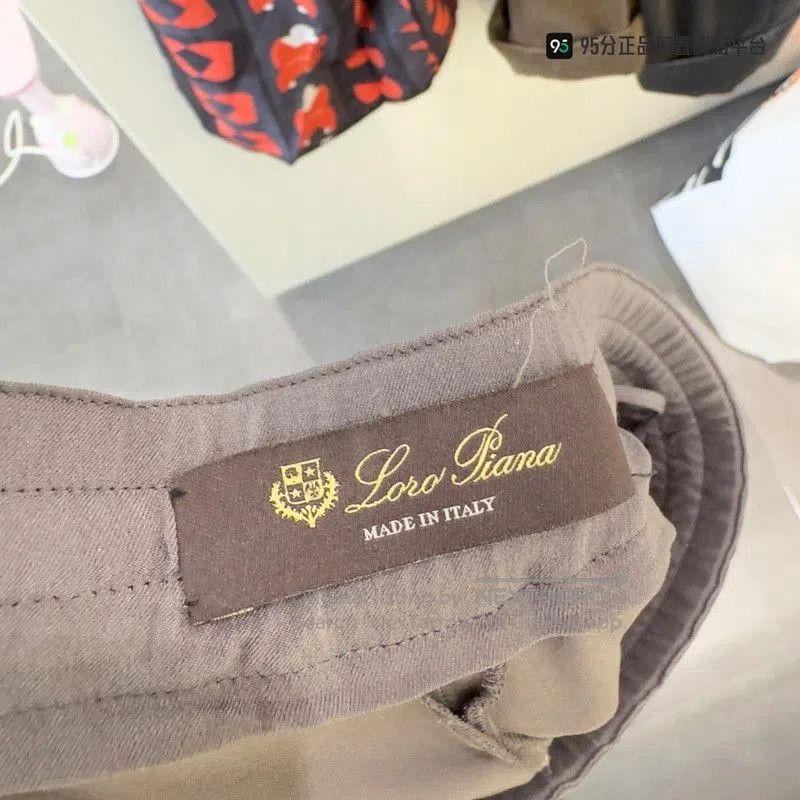 Loro Piana Loro Piana Unisex Gray Silk Drawstring Pants. Size US 42 / EU 58 - 4 Thumbnail