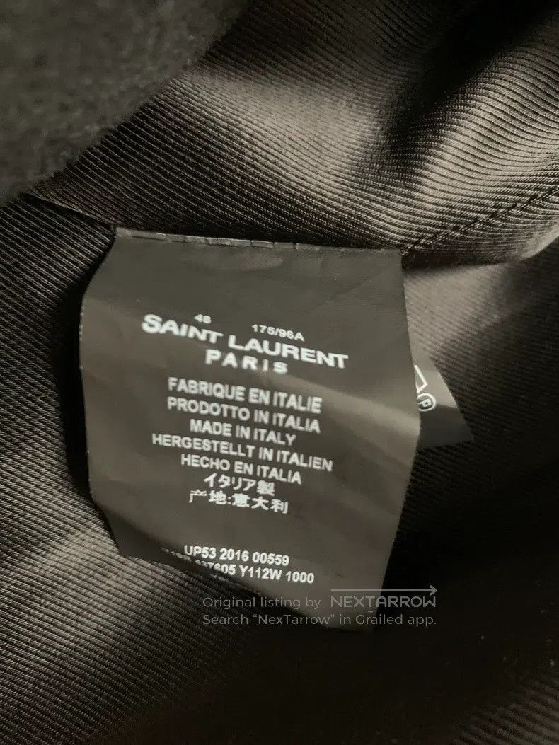 Saint Laurent Paris Saint Laurent Paris Double-breasted Short Coat Size US M / EU 48-50 / 2 - 5 Thumbnail