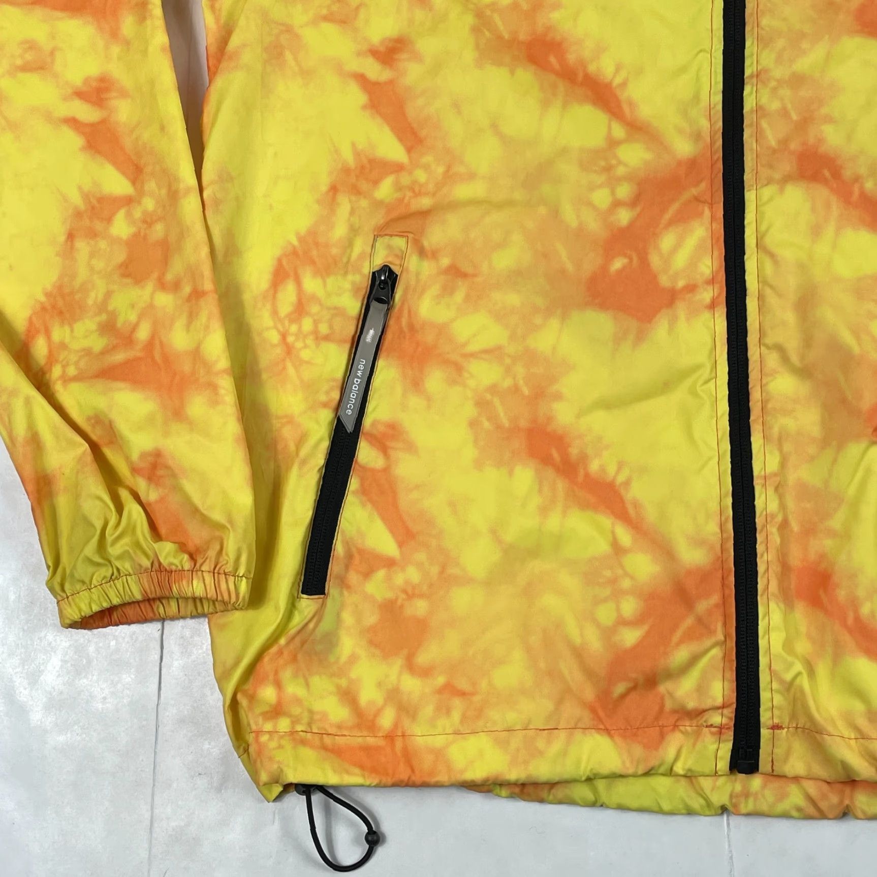 New Balance New Balance Jacket Mens M Yellow Tie Dye Hooded Full Zip Windbreaker Casual Outdoor Size US M / EU 48-50 / 2 - 6 Thumbnail