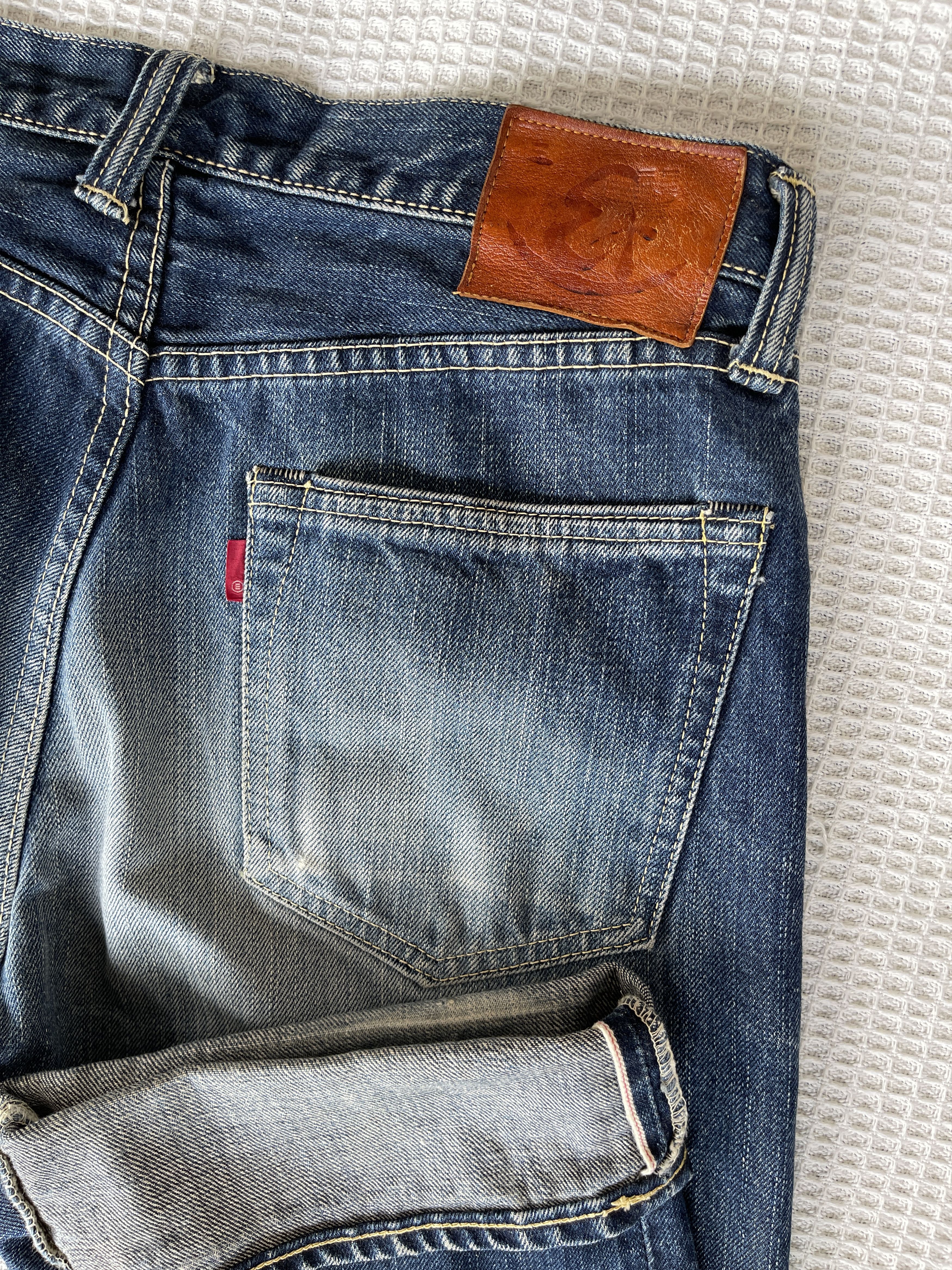 Kapital Vintage’90s🔥ETERNAL By Kapital🔥Distressed Selvedge Denim Size US 32 / EU 48 - 9 Thumbnail