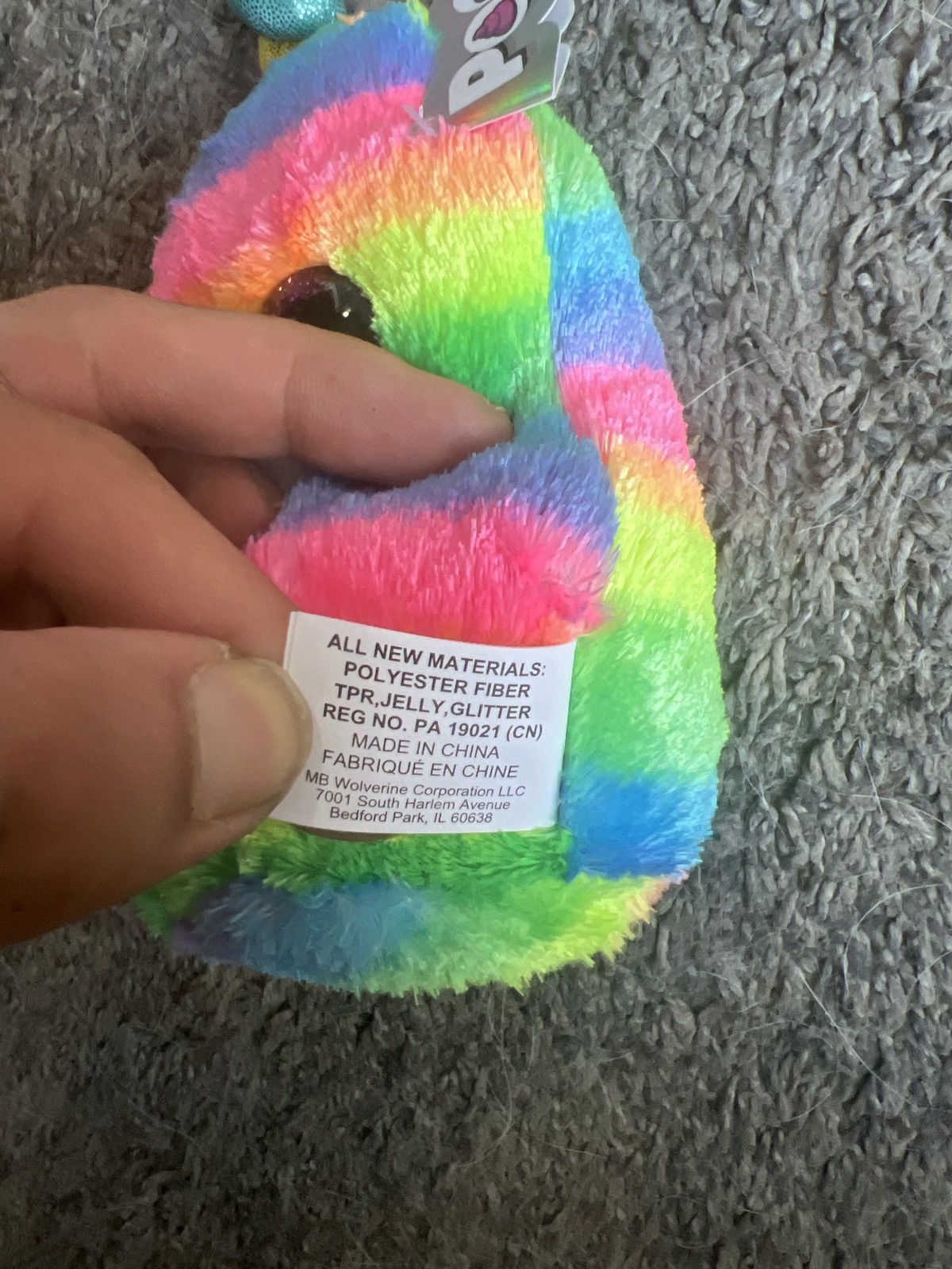 Hypebeast 2020 Poopchi’s Poo Rainbow Plush Size ONE SIZE - 10 Thumbnail