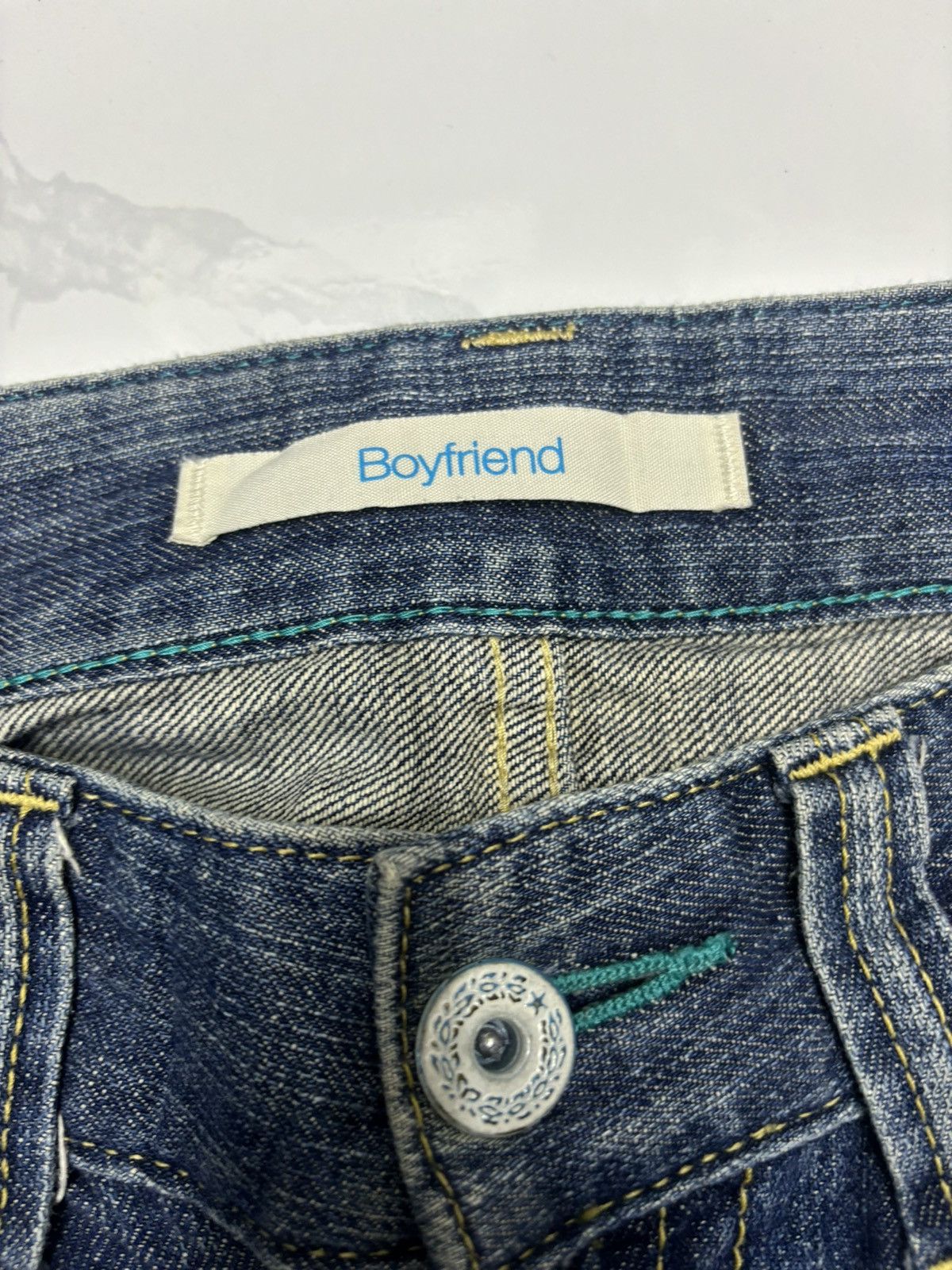 Undercover × Uniqlo FLARED🔥BOYFRIEND DISTRESSED DENIM UNIQLO FLARE JEANS Size US 31 - 11 Thumbnail