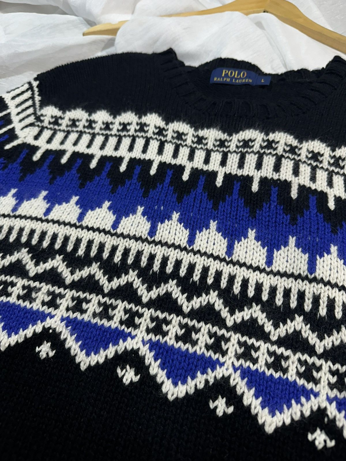 Polo Ralph Lauren Polo Ralph Lauren Fair Isle Wool Blend Sweater Jumper Knit Size US L / EU 52-54 / 3 - 5 Thumbnail