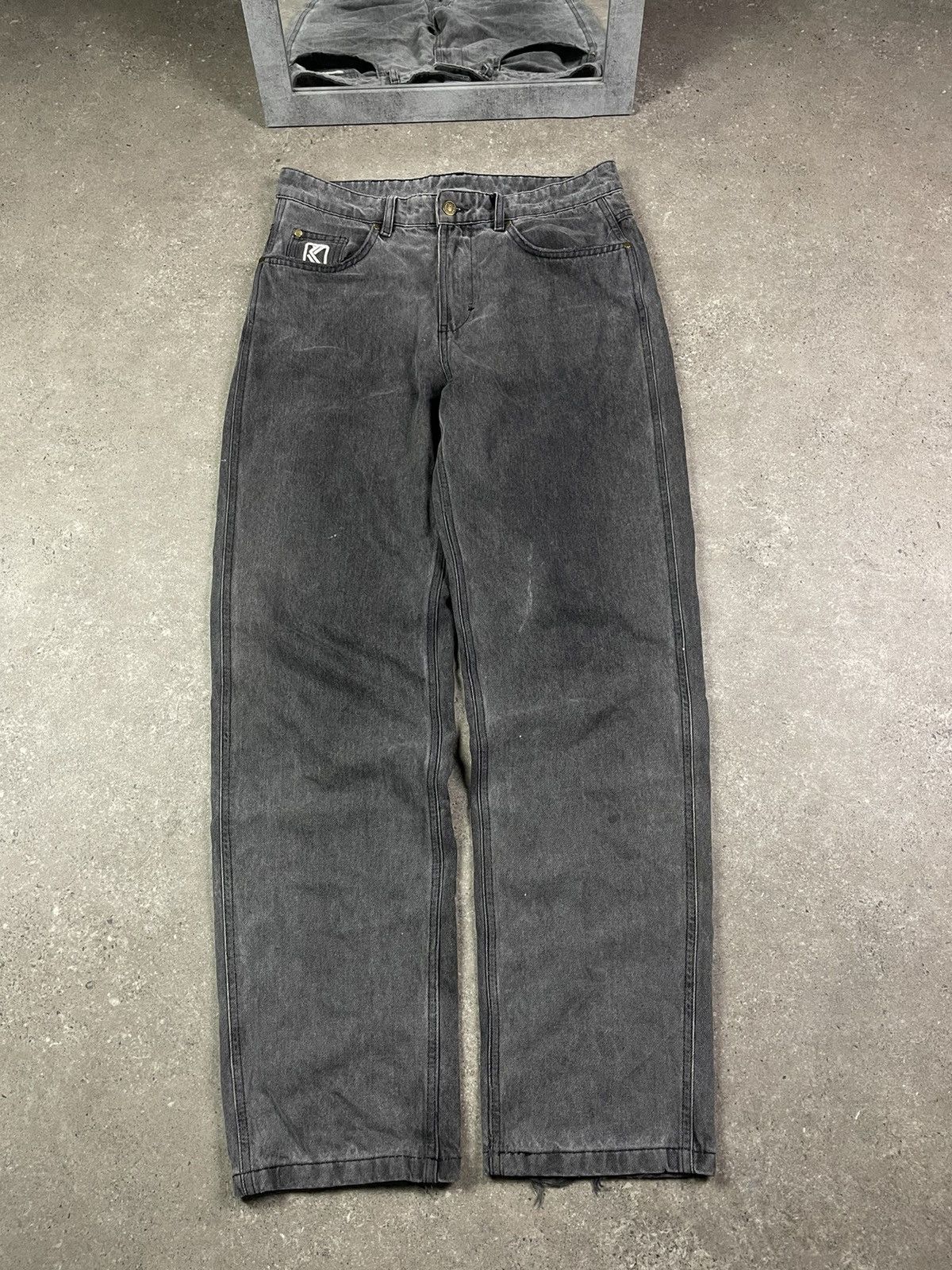 Karl Kani × Vintage Vintage Karl Kani Y2K jeans rap Style Denim Pants Size US 34 / EU 50 - 2 Thumbnail