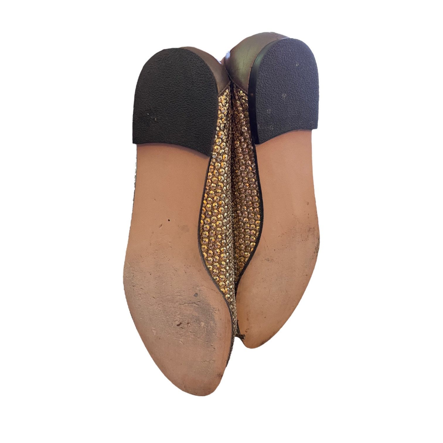 Stuart Weitzman Stuart Weitzman Casino Gold Sequin Ballet Flats Size 8 Size US 8 / IT 38 - 7 Thumbnail