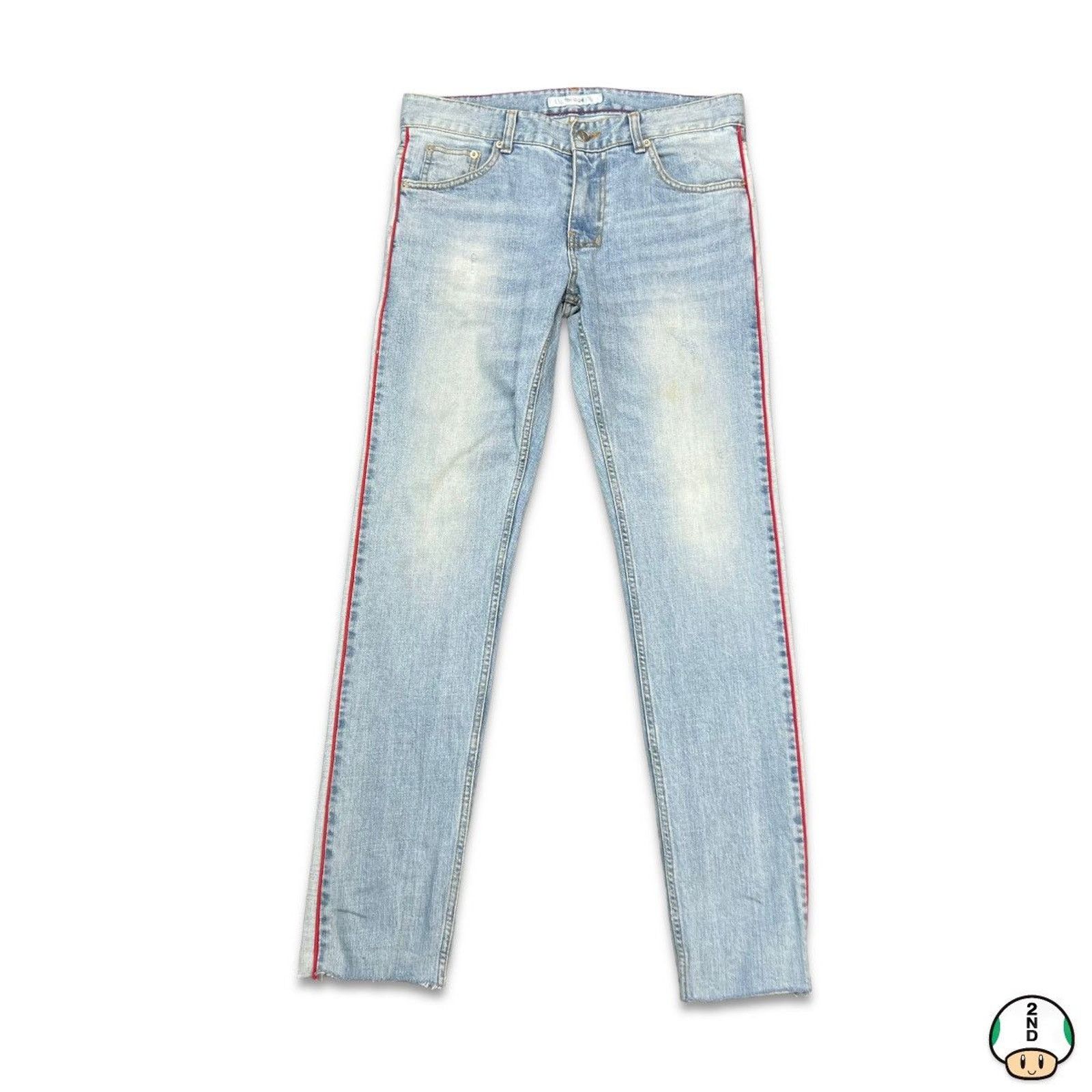 Japanese Brand × Vintage Bridge Korean Brand Jeans 32x30 Slim Fit Taper Denim Pants Size US 32 / EU 48 - 1 Thumbnail