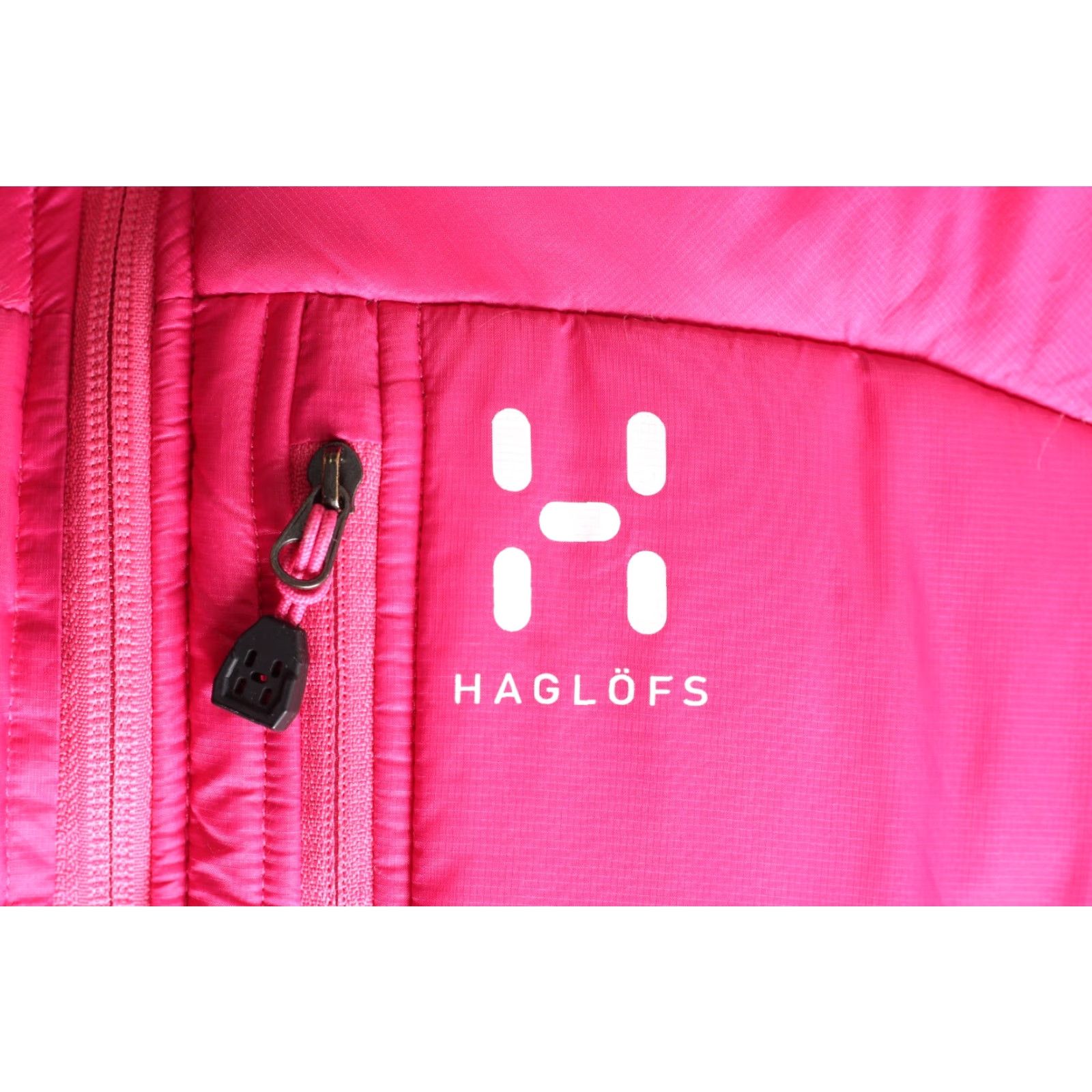Vintage Haglöfs Belay II Hooded Down Puffer Jacket Women Size S Pink Logo All Seasons Hooded Insulated Lightweight Casual Travel with Zip Men/Women? Size S / US 4 / IT 40 - 5 Thumbnail
