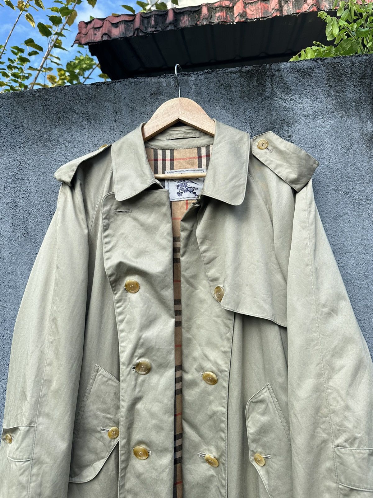 Burberry 👹Vintage Burberrys Prorsum Trench Coat Size US L / EU 52-54 / 3 - 5 Thumbnail
