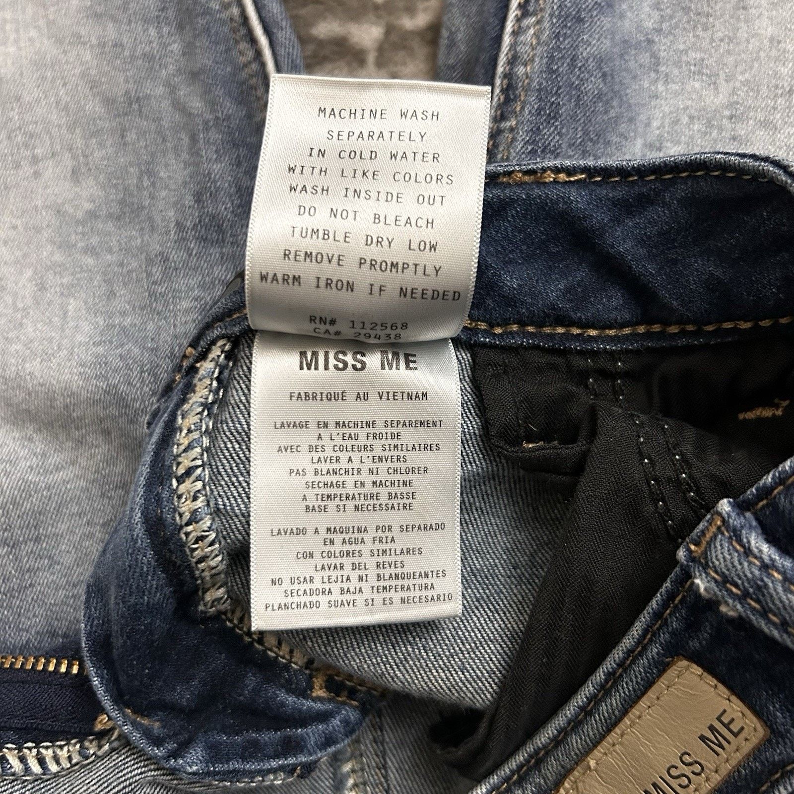 Miss Me Miss Me Standard Ankle Skinny Style No: E02AK11A - Size 26 Size 26" / US 2 / IT 38 - 7 Thumbnail