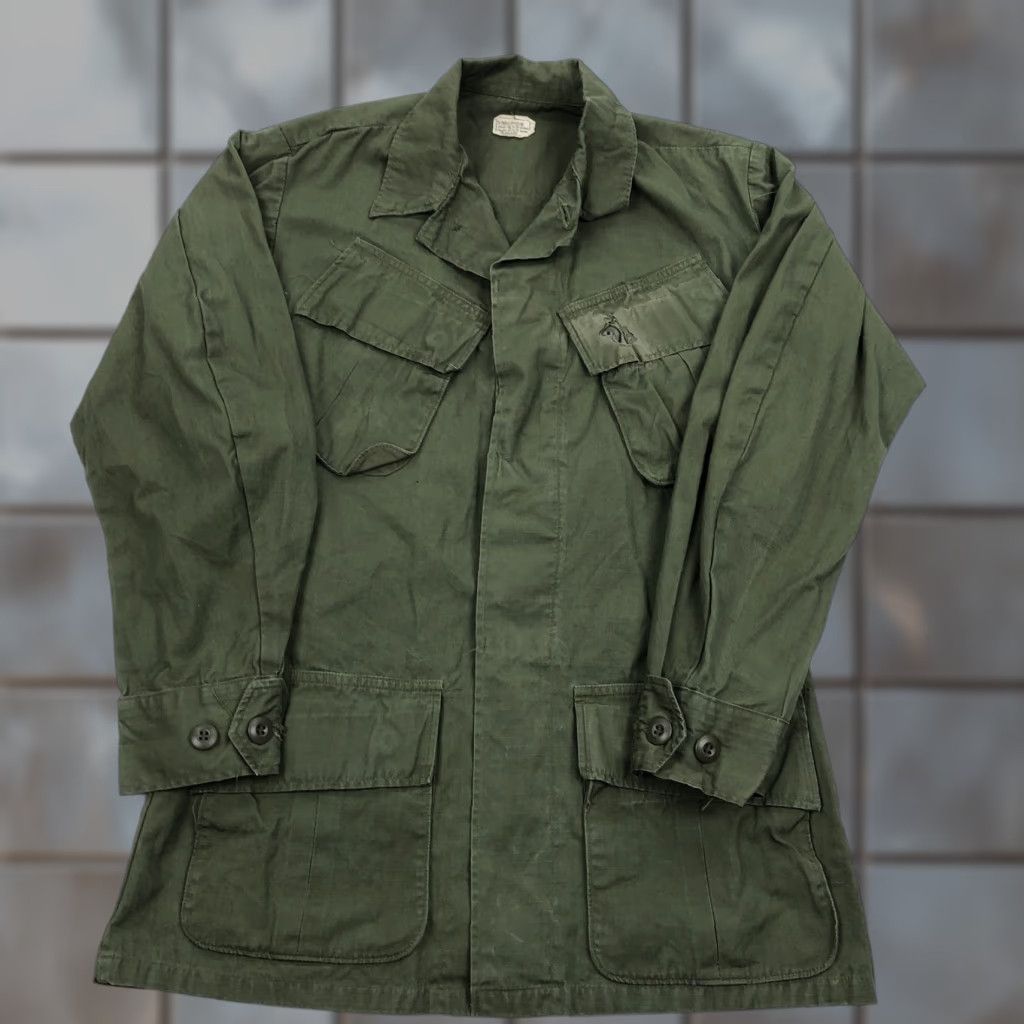 Vintage VINTAGE BONHAM MFG. CO., INC. Field Jacket Shirt XS Olive Drab Military Army Outdoor 1969 Mens Size US XS / EU 42 / 0 - 1 Thumbnail