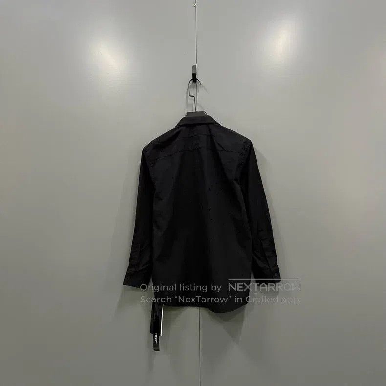 Givenchy Givenchy Size38 Black front logo print shirt Size US M / EU 48-50 / 2 - 2 Thumbnail