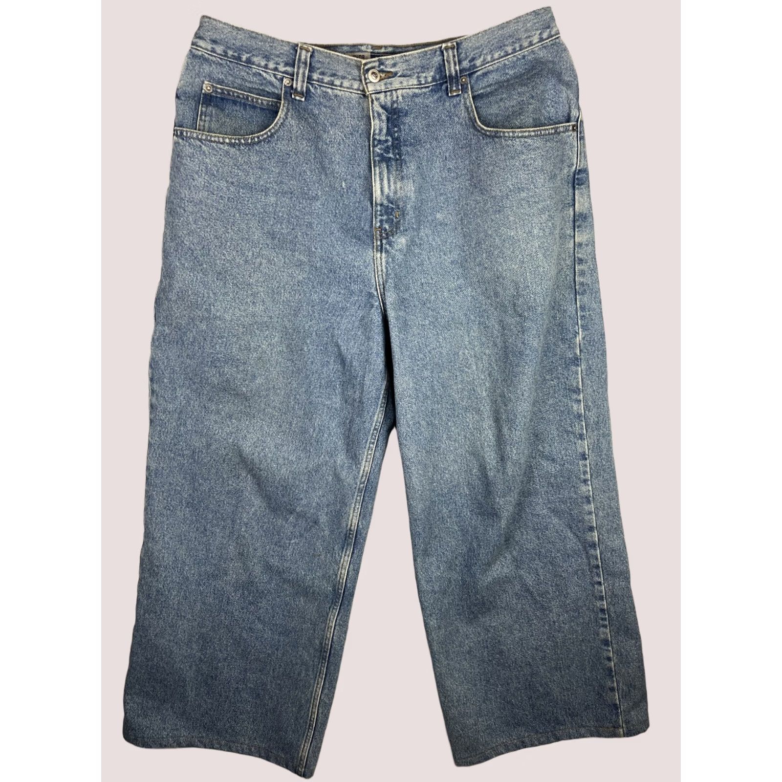 Anchor Blue × JNCO × Streetwear 12 inch leg opening baggy wide leg 