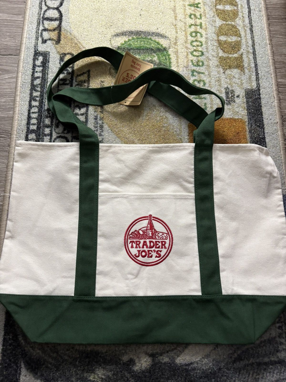 Trader Joes Canvas Tote Bag (Medium)