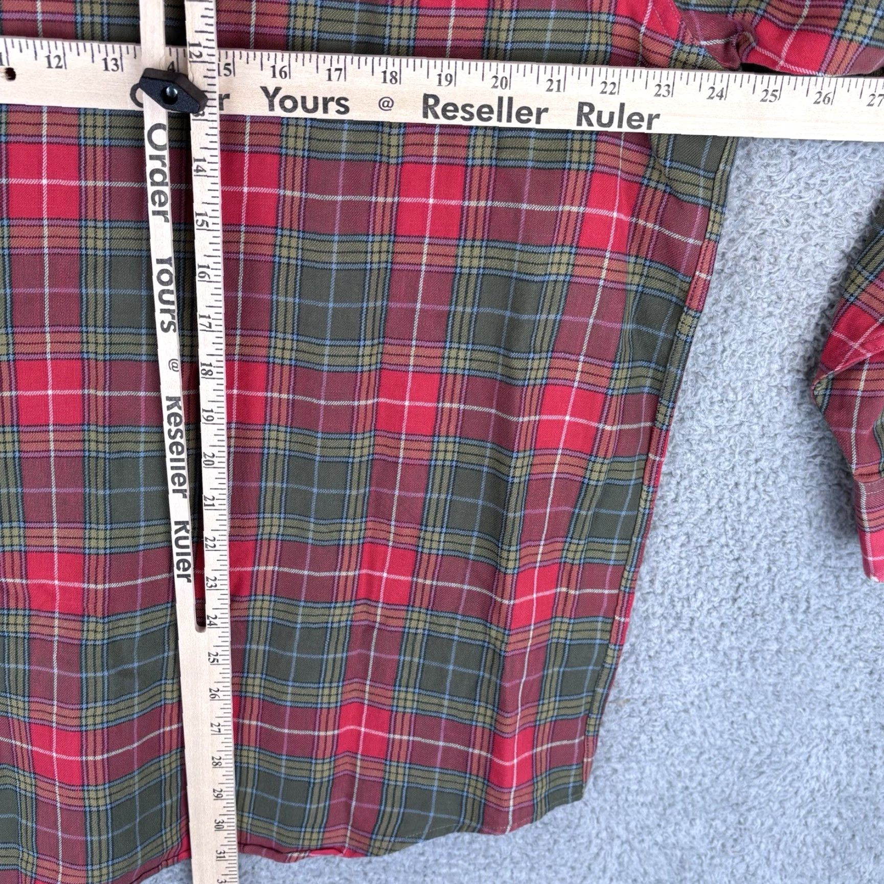 Vintage VINTAGE L.L.Bean Shirt Mens Large Red Plaid Button Down Pocket Casual USA Size US L / EU 52-54 / 3 - 5 Thumbnail