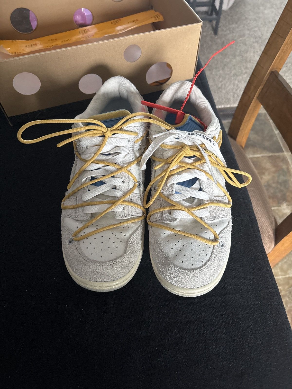Nike × Off-White Off White Lot 34 Dunks Size US 10 / EU 43 - 1 Thumbnail