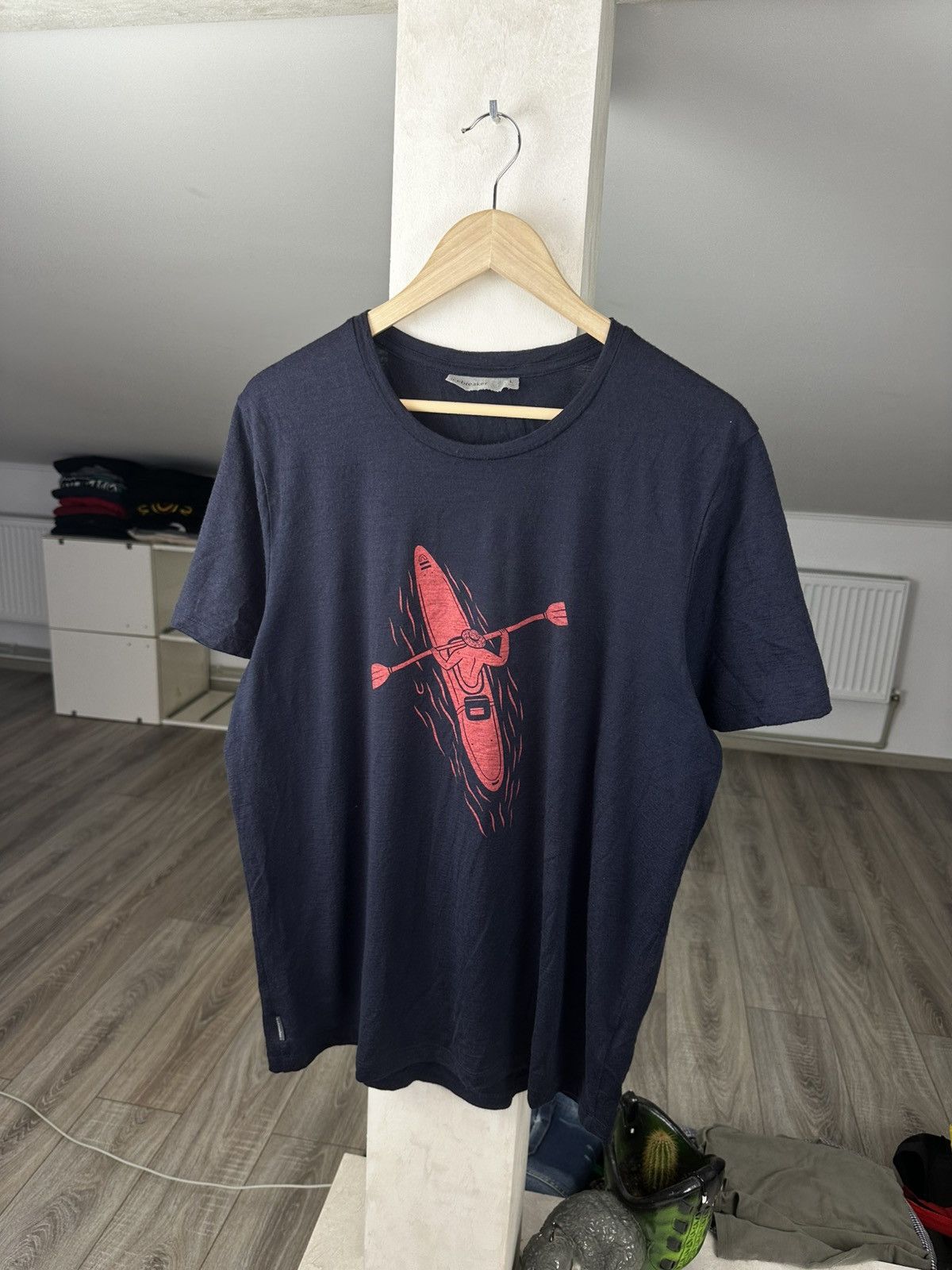 Icebreaker Icebreaker Pure Merino Tee Big Logo Size US L / EU 52-54 / 3 - 1 Thumbnail
