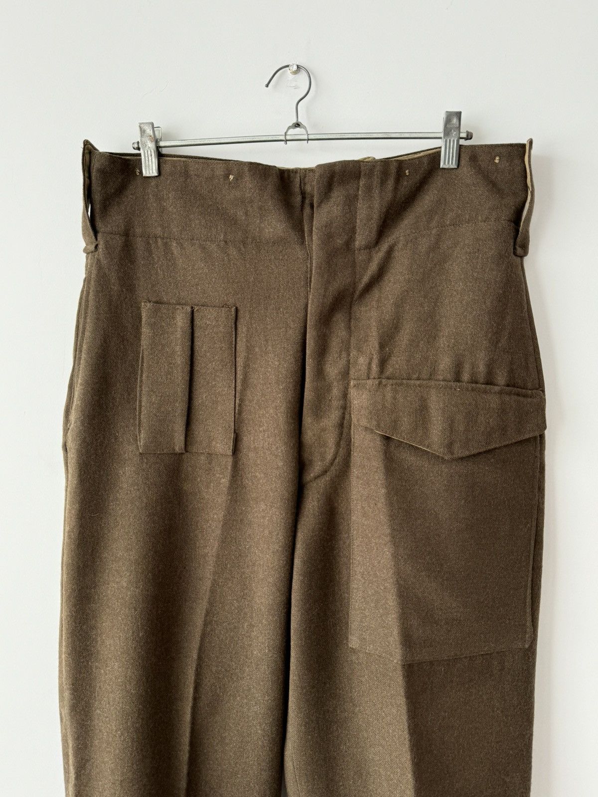 Vintage Deadstock 1942 Dated British Army 1937 Pattern BD Trousers Size US 32 / EU 48 - 2 Thumbnail