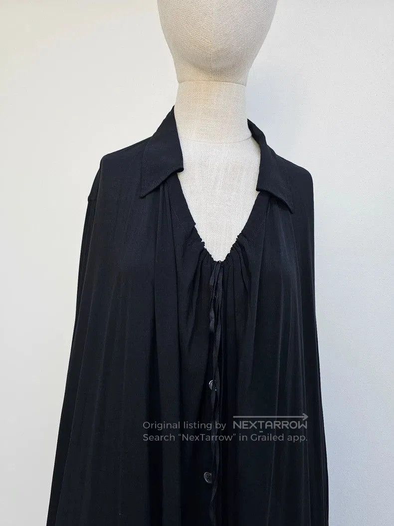 Ann Demeulemeester silk long shirt coat by ann demeulemeester. Size US M / EU 48-50 / 2 - 6 Thumbnail