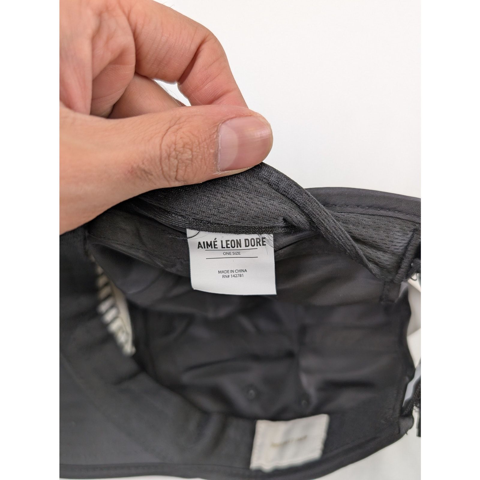 Aime Leon Dore o1rshd1 Size: OS / Chrome Logo Hat / Cap in Jet Black Size ONE SIZE - 8 Thumbnail