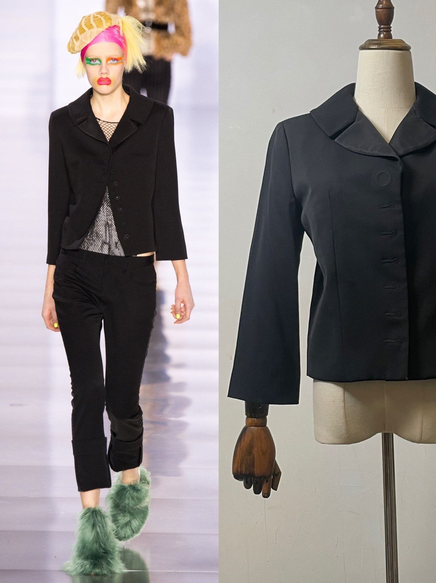 Maison Margiela Weird button short jacket 2501-Nextarrow