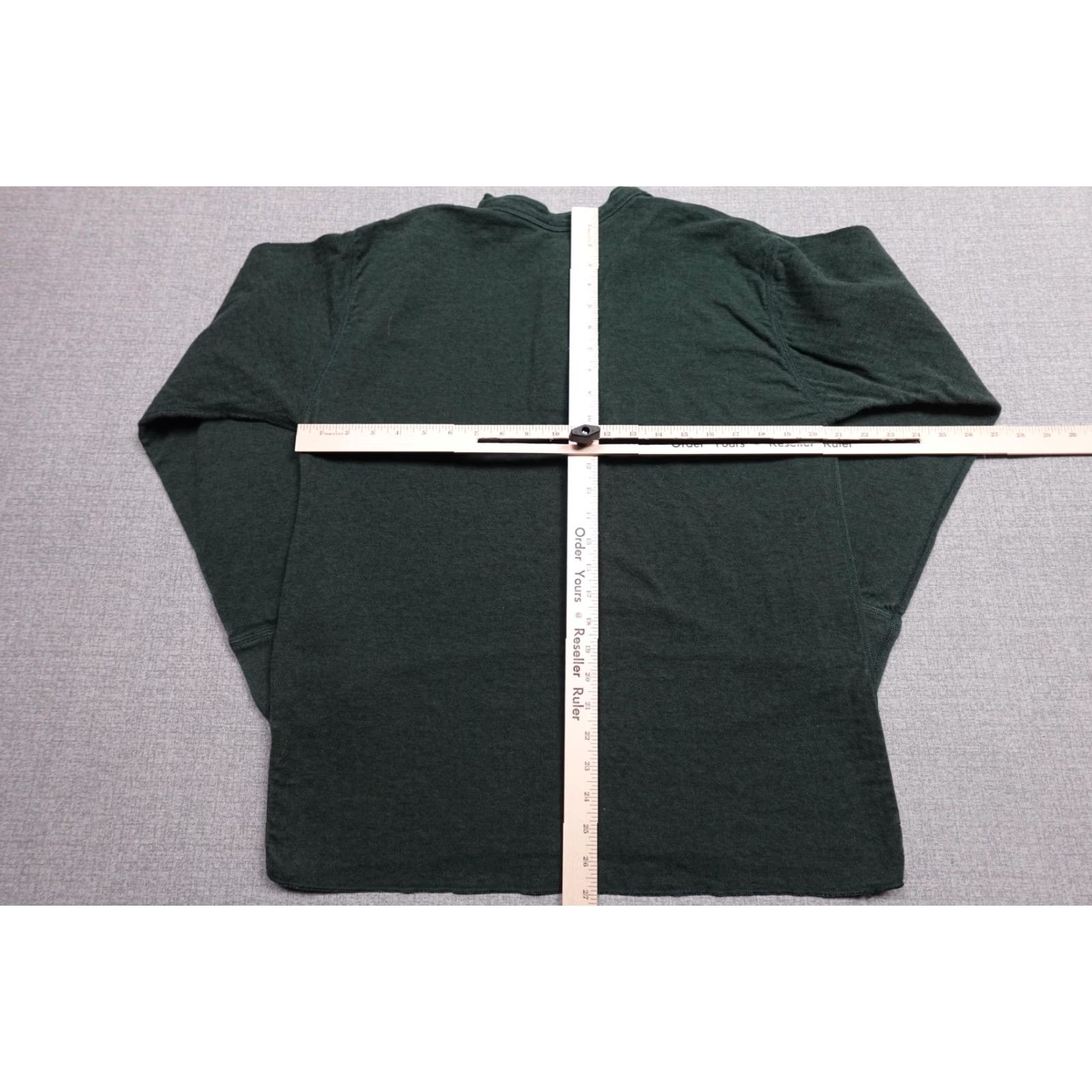 Vintage L.L. Bean Henley Shirt Mens Large Green Long Sleeve Outer Layer Wool Warm Size US L / EU 52-54 / 3 - 5 Thumbnail