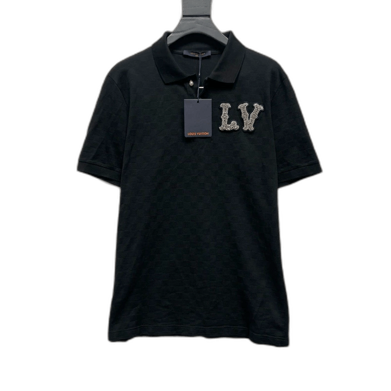 Louis Vuitton Louis Vuitton Pearl Logo Checkerboard Polo Shirt Size US XL / EU 56 / 4 - 1 Thumbnail