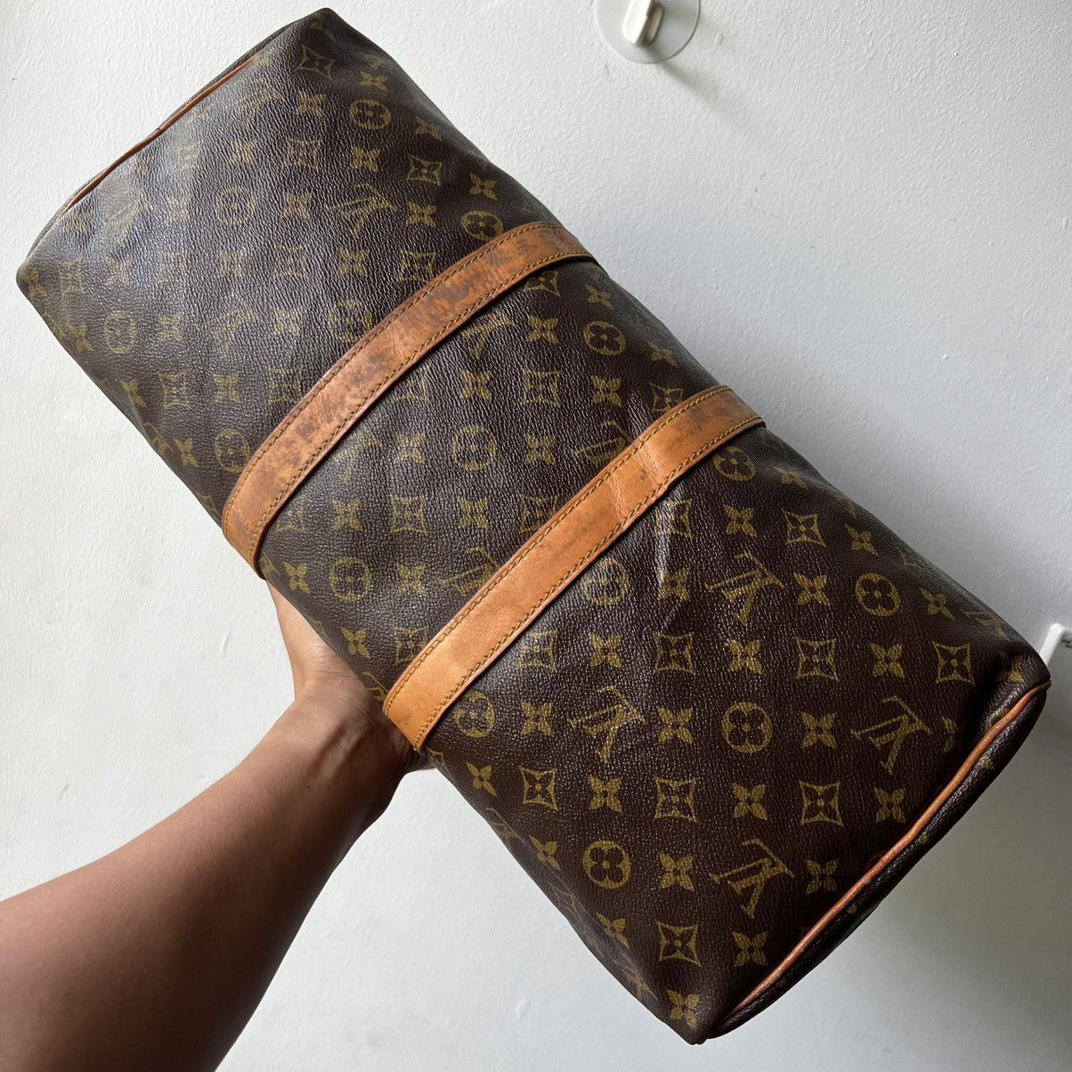 Louis Vuitton Louis Vuitton Keepall 45 Monogram Coated Canvas Size ONE SIZE - 3 Thumbnail