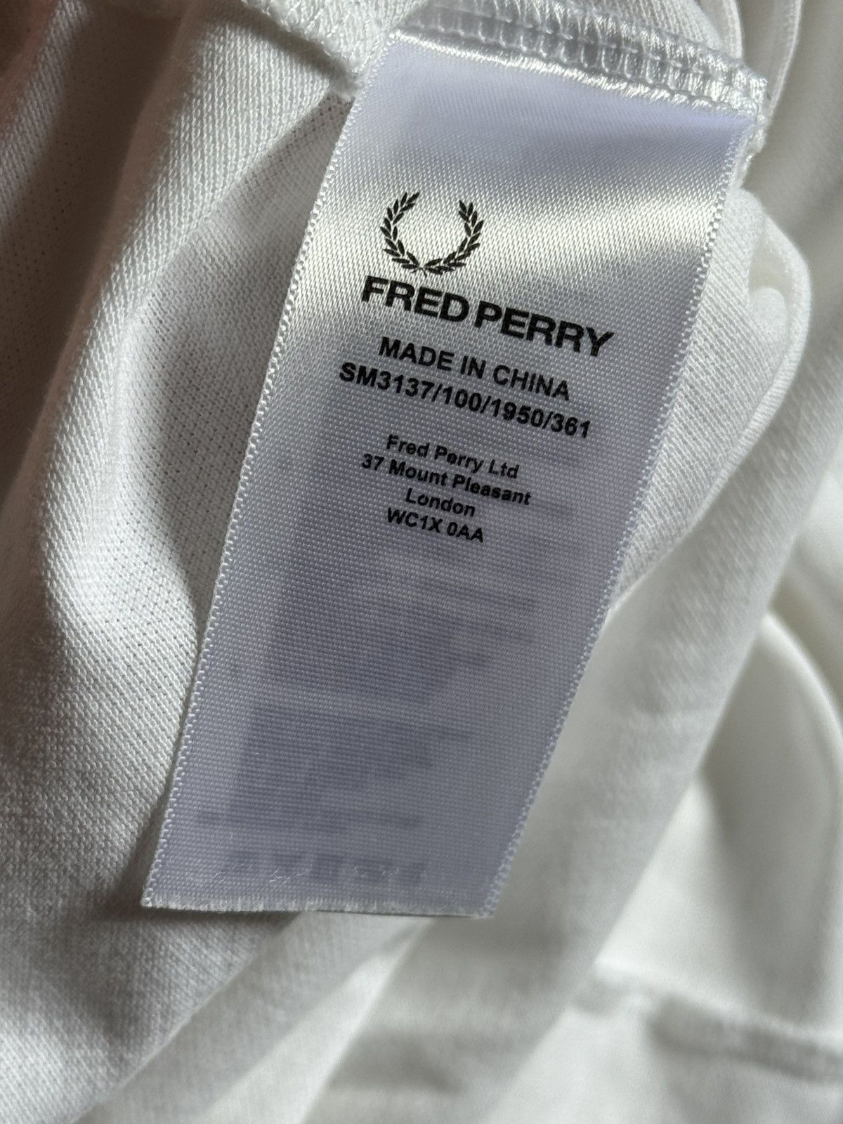 Fred Perry Fred Perry L casual white tee tshirt Size US L / EU 52-54 / 3 - 6 Thumbnail