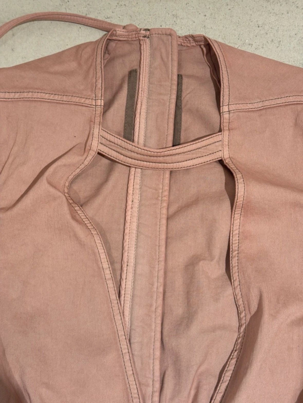 Rick Owens × Rick Owens Drkshdw Rick Owens DRKSHDW Eclipse Jumpsuit Pink Size 28" / US 6 / IT 42 - 4 Thumbnail