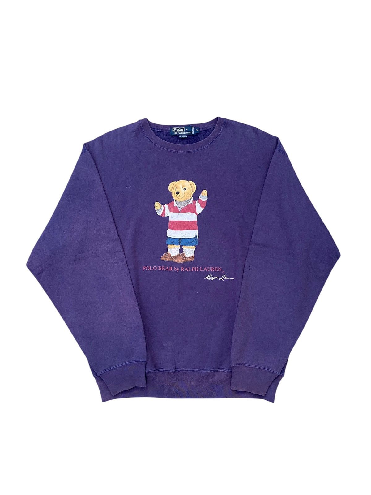 Polo Ralph Lauren Vintage Polo Bear Ralph Lauren Sweatshirt Size US M / EU 48-50 / 2 - 1 Thumbnail