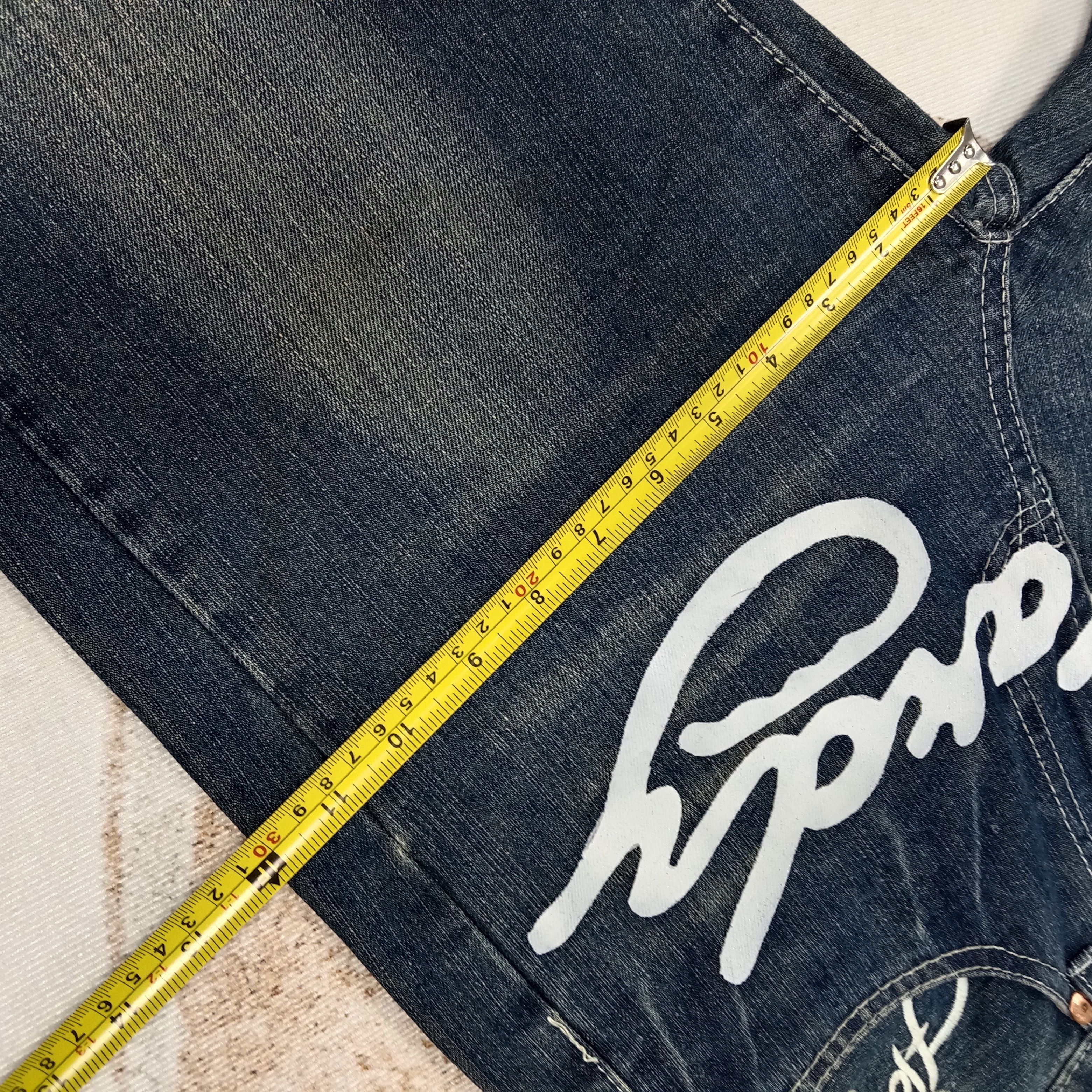 Ed Hardy Ed Hardy by Christian Audigier Baggy Denim Jeans C272N1 Size US 31 - 12 Thumbnail