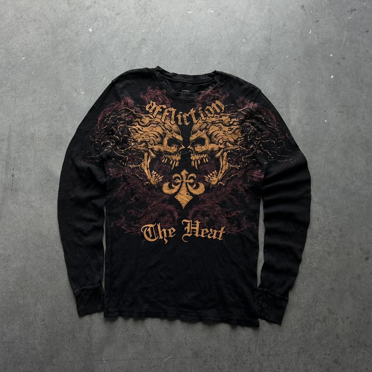 Y2K Afflicton outlets Long Sleeve Shirt