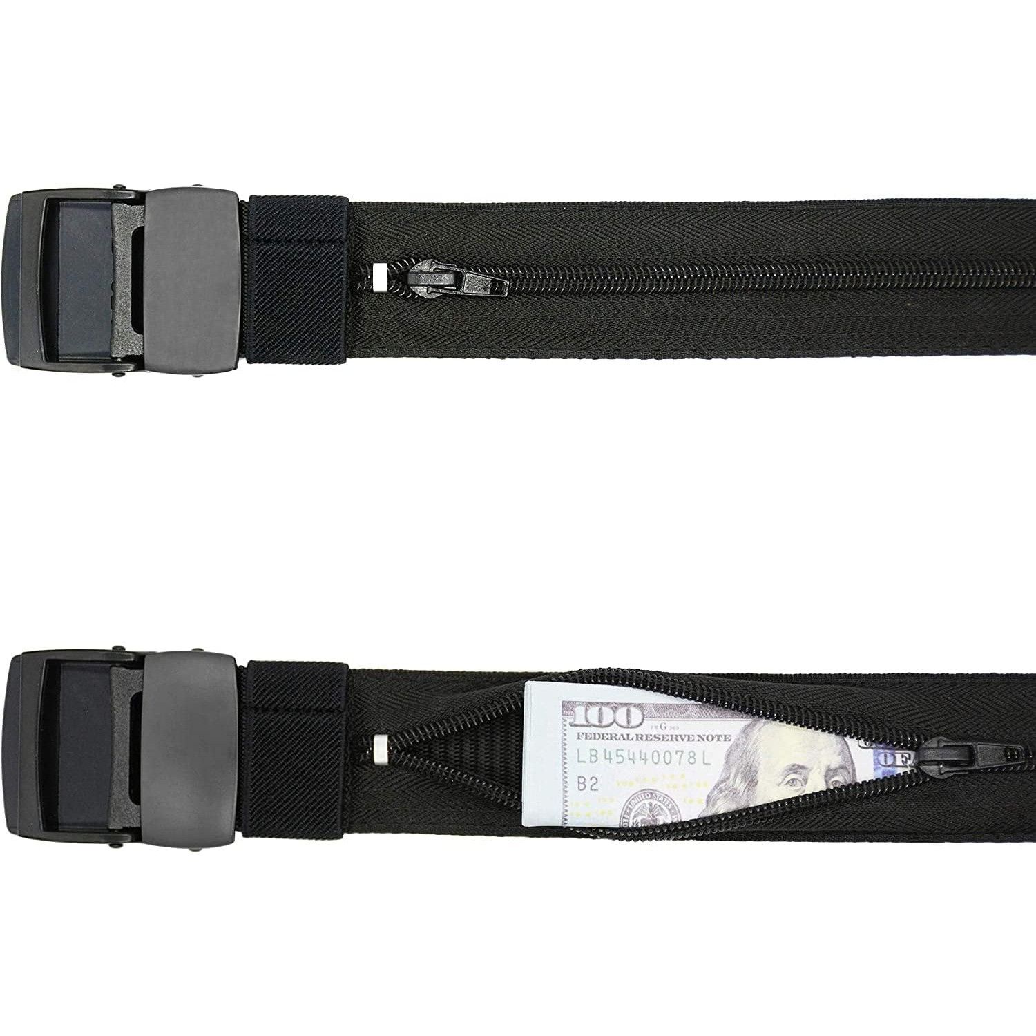 Other Money Security Belt Black for Travel for Men with Hidden Poc Size ONE SIZE - 2 Thumbnail