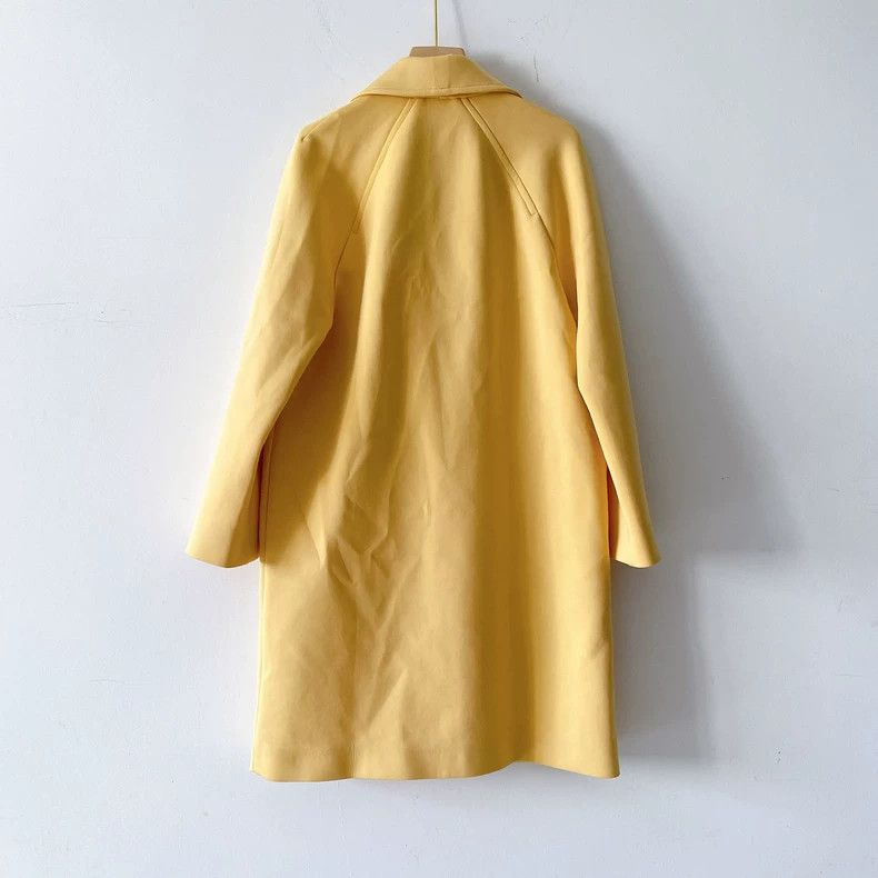 Max Mara Max Mara Yellow Coat Jacket Size XS / US 0-2 / IT 36-38 - 2 Thumbnail