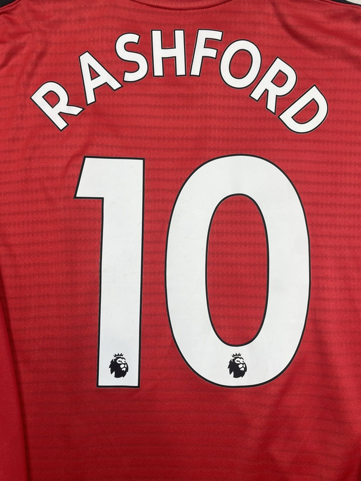 Adidas Adidas M Manchester UTD Long Sleeve Jersey #10 Rashford eg Size US M / EU 48-50 / 2 - 10 Thumbnail