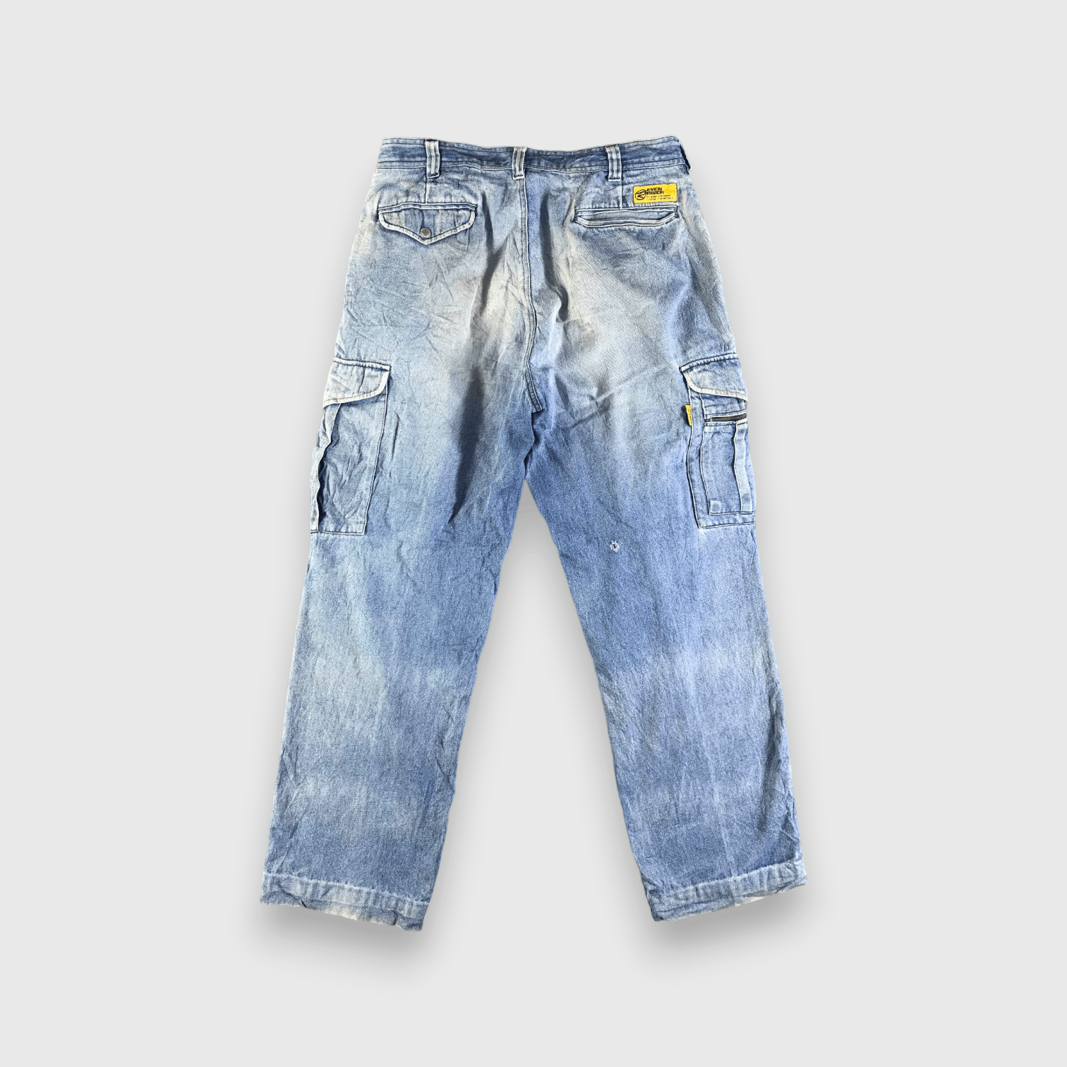Vintage Vintage Blue Wash Even River Jeans-J3903 Size US 34 / EU 50 - 2 Thumbnail