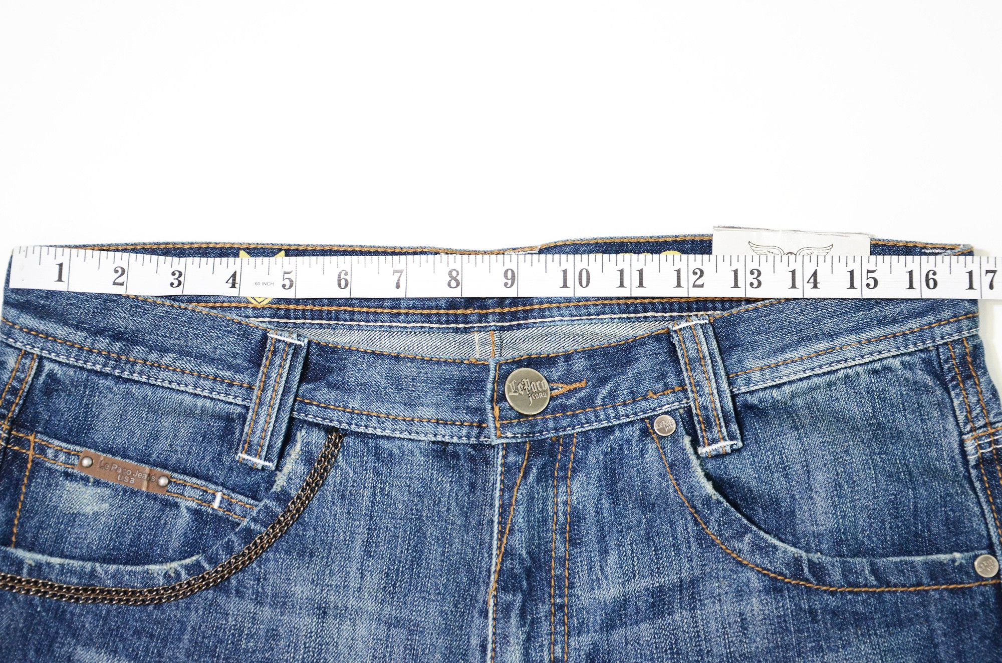 Other Le Paco Jeans Y2K New York Ripped Hiphop Streetwear Size US 32 / EU 48 - 14 Thumbnail