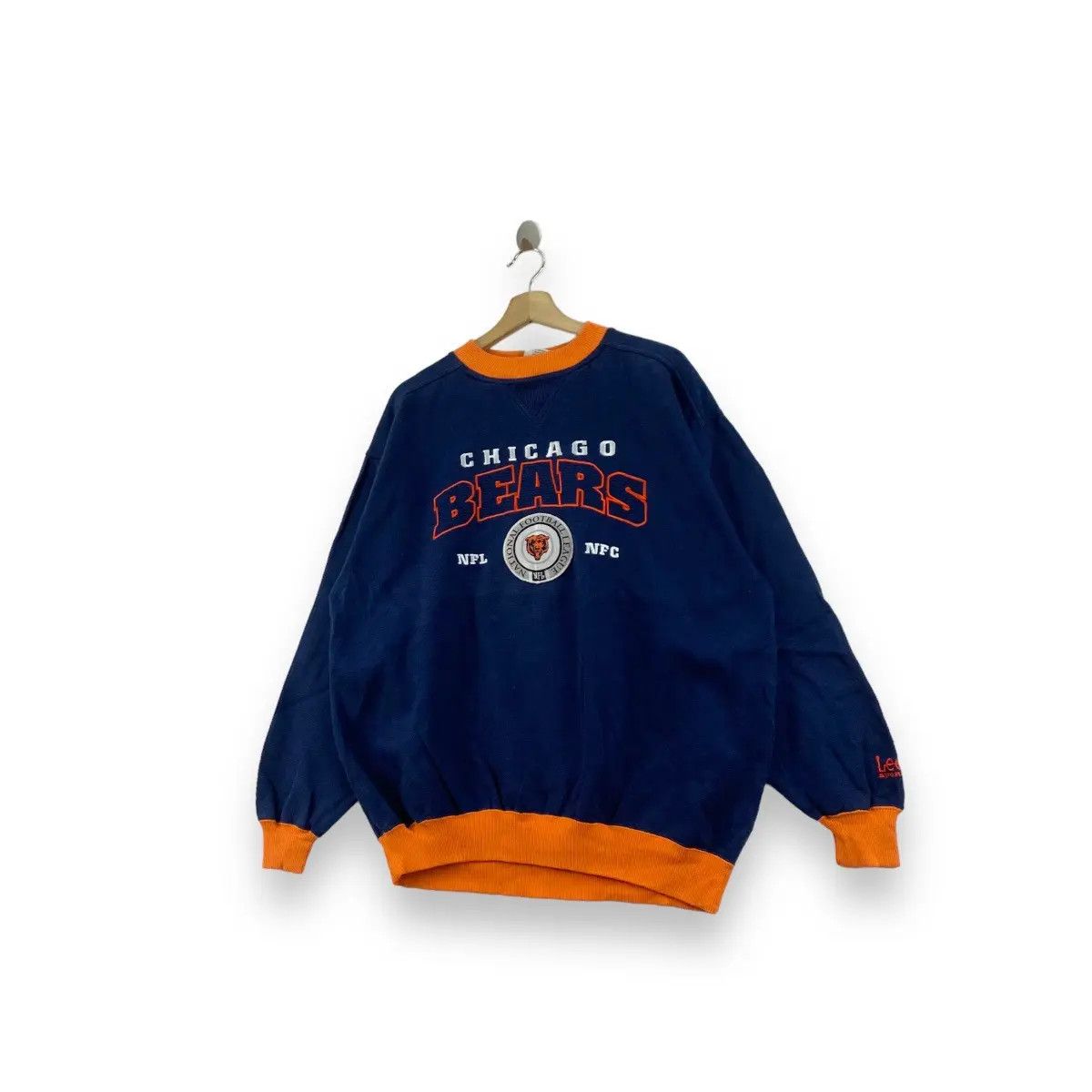 Lee Vintage 90’ CHICAGO BEARS NFL NFC Football Ringer Size US L / EU 52-54 / 3 - 4 Thumbnail