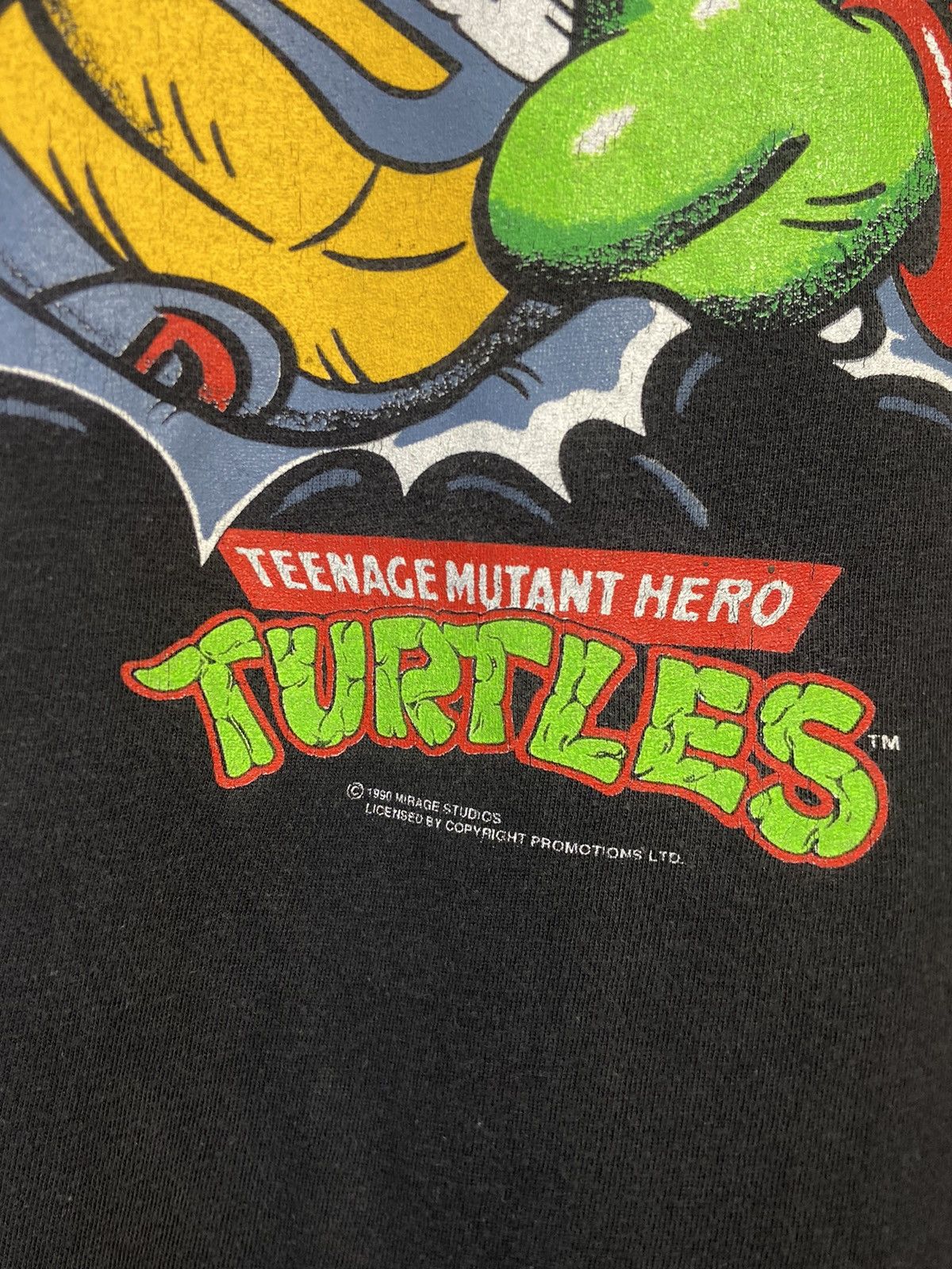 Band Tees × Japanese Brand × Vintage Cowabunga Vintage T-Shirt 1990 Turtles Size US XXL / EU 58 / 5 - 3 Thumbnail