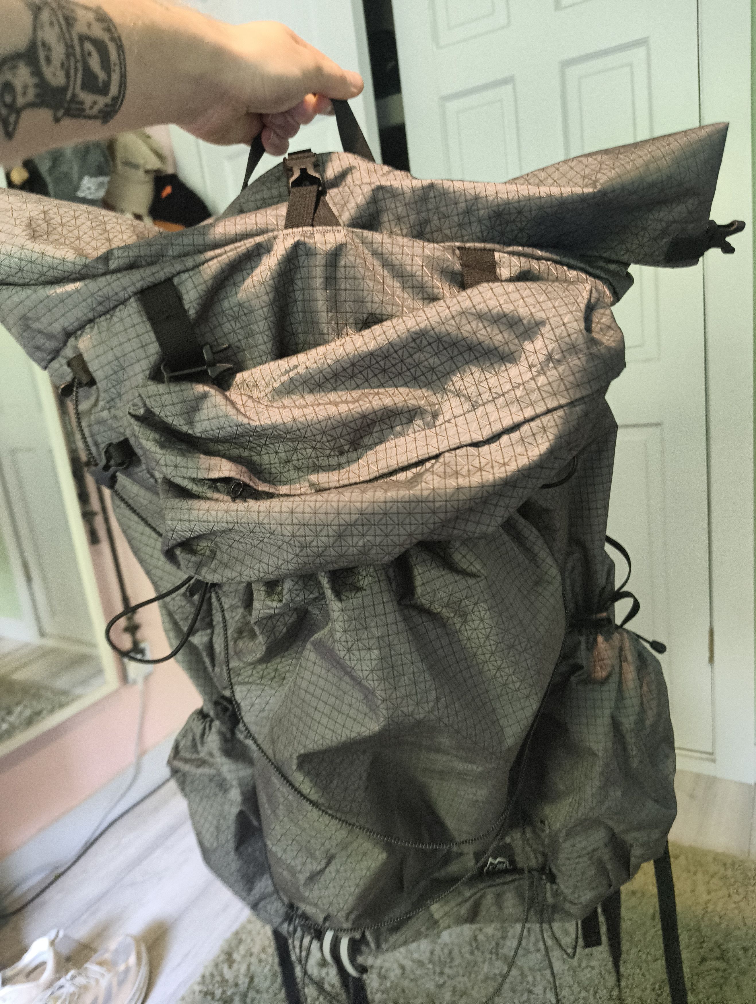 CAYL CAYL Baekdu roll top backpack Size ONE SIZE - 4 Thumbnail
