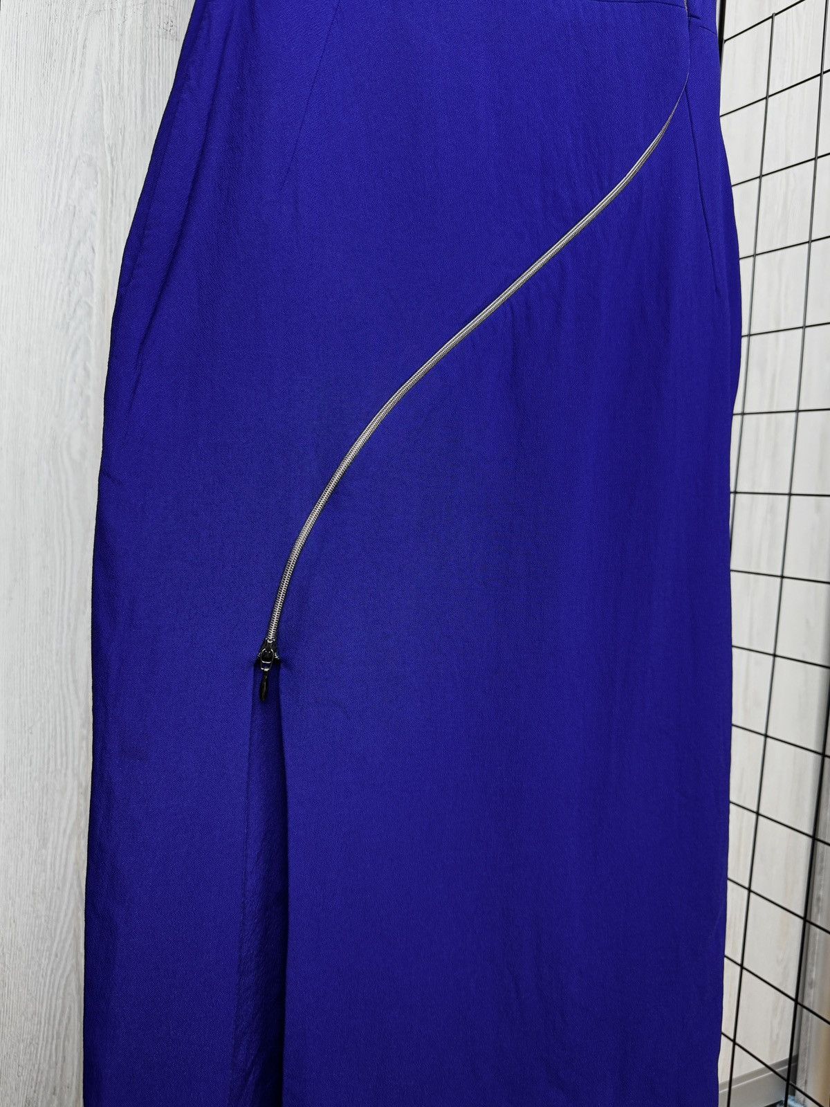 Antonio Berardi Antonio Berardi blue asymmetrical maxi dress size 40 Size S / US 4 / IT 40 - 4 Thumbnail
