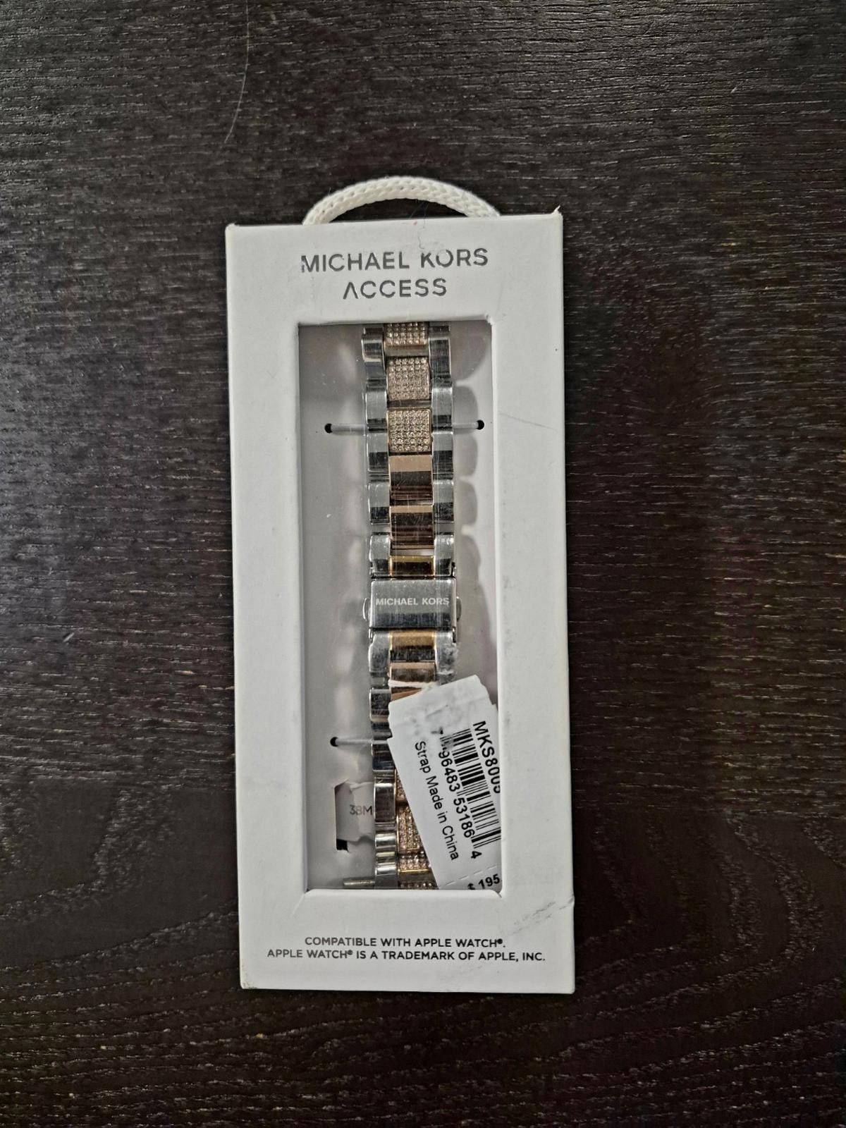 Michael Kors Michael Kors Stainless Steel Bracelet Band for Apple Watch Size ONE SIZE - 7 Thumbnail