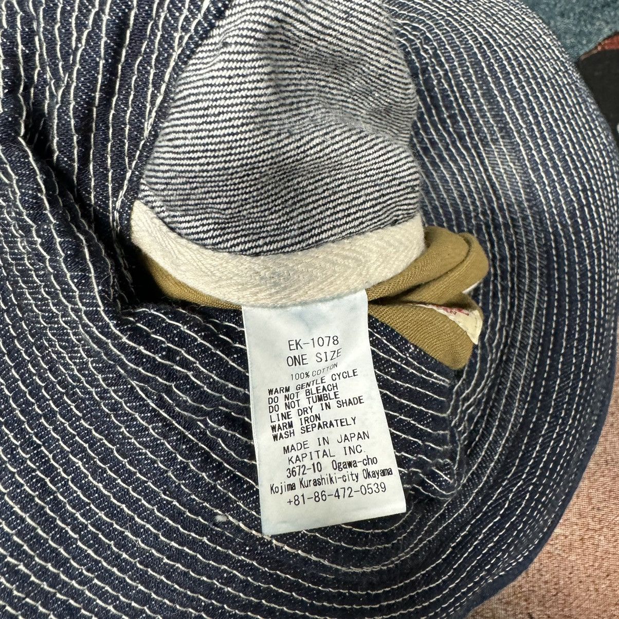 Kapital × Kapital Kountry KAPITAL THE OLD MAN AND THE SEA BUCKET HAT SASHIKO DENIM Size ONE SIZE - 5 Thumbnail