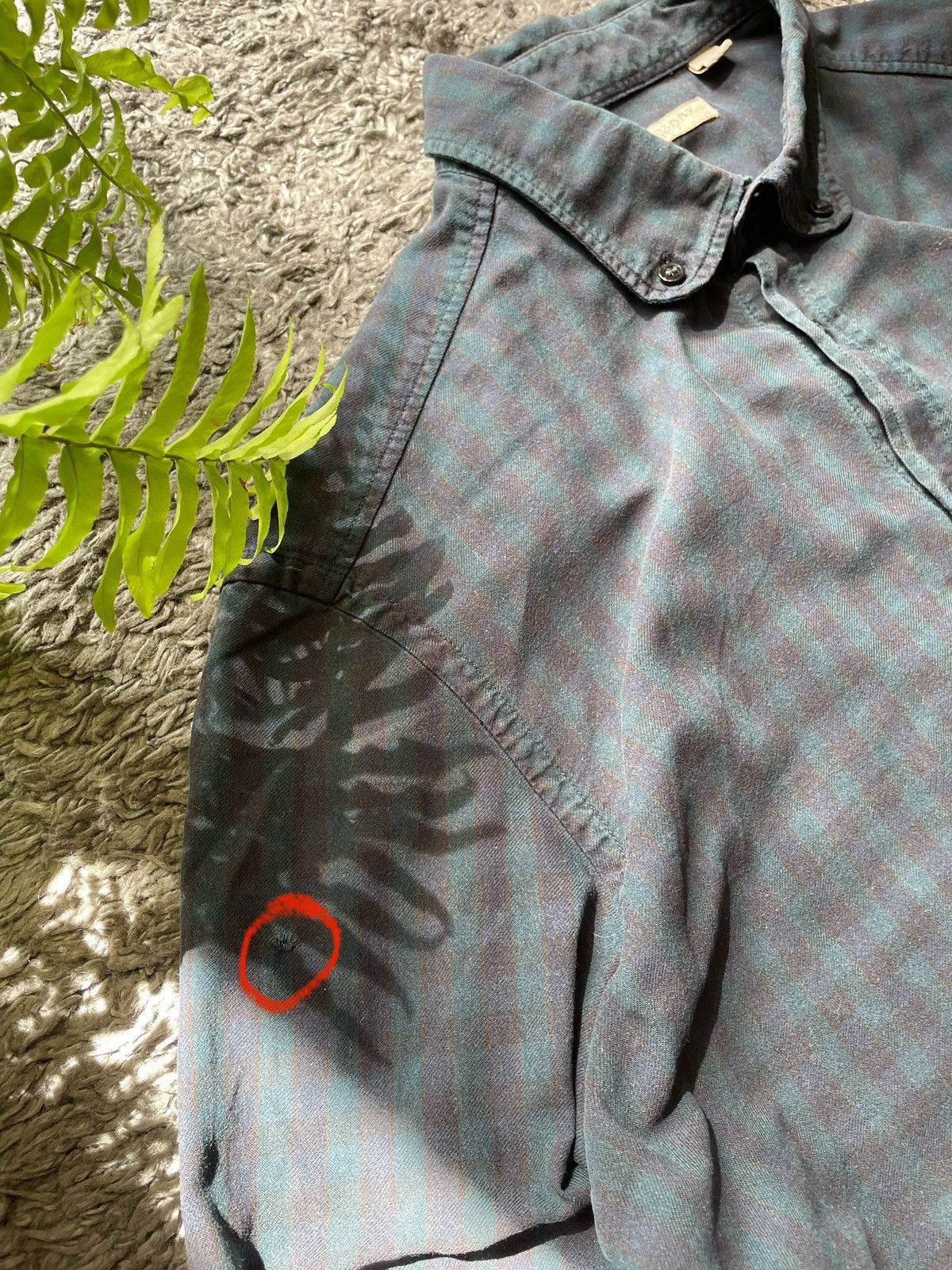 Burberry × Vintage Burberry Shirt Luxury Rich Rare Logo Vintage Size US L / EU 52-54 / 3 - 11 Thumbnail