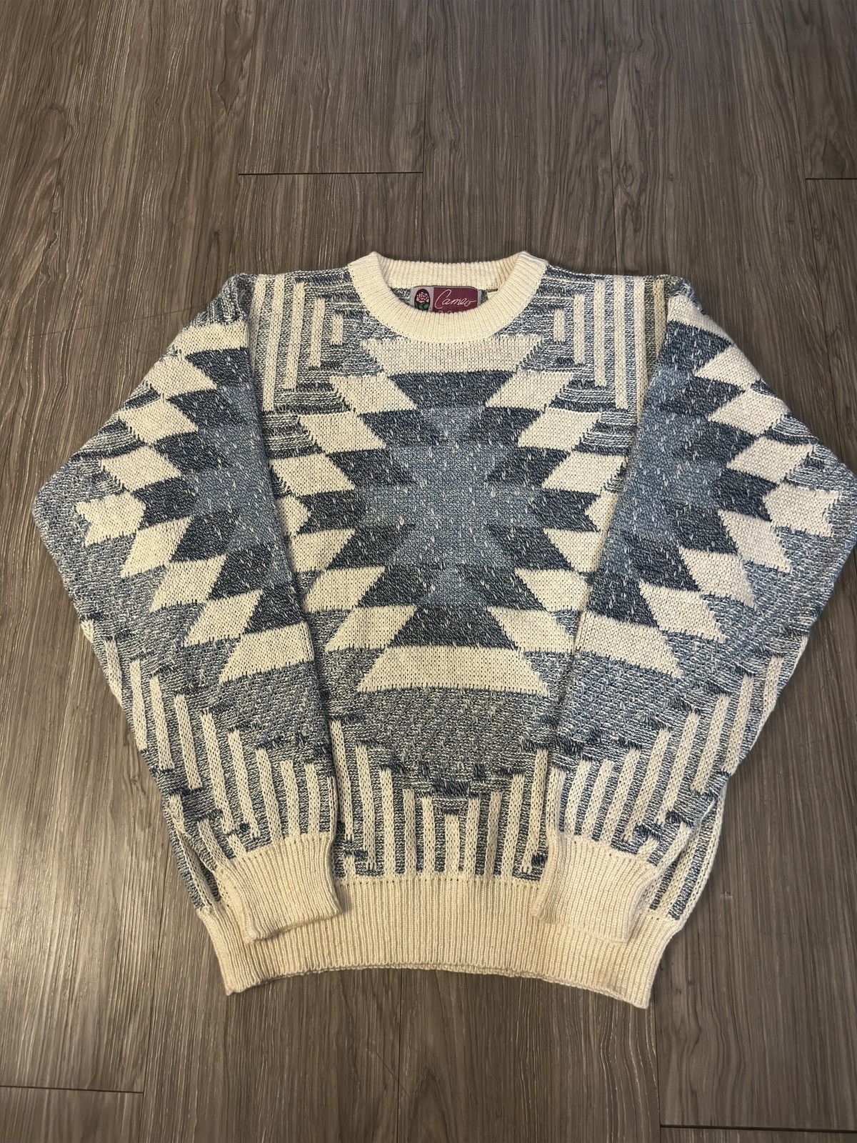 Other Vintage knitted sweater Size L / US 10 / IT 46 - 1 Thumbnail