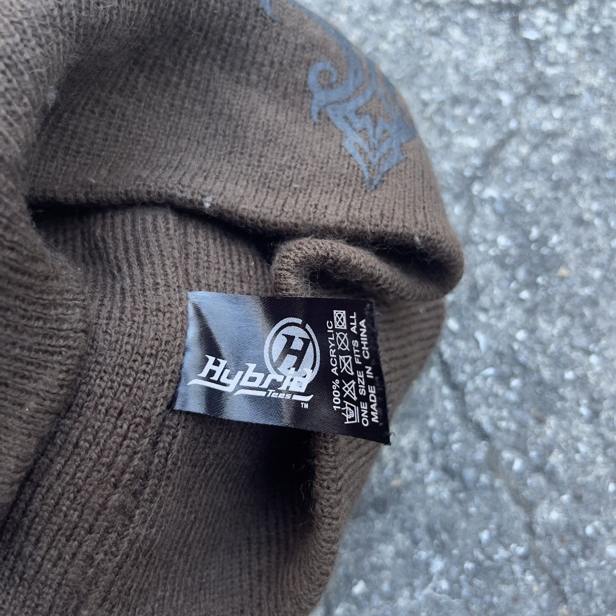 Japanese Brand × Vintage Vintage Tattoo Gothic Beanie Hat Size ONE SIZE - 4 Thumbnail