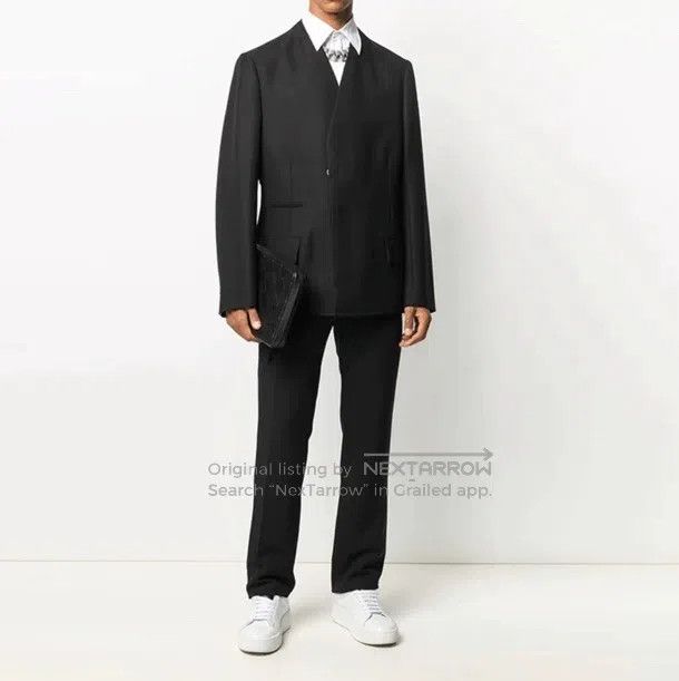 Maison Margiela Maison Margiela Collarless destructive suit jacket Size US M / EU 48-50 / 2 - 8 Thumbnail