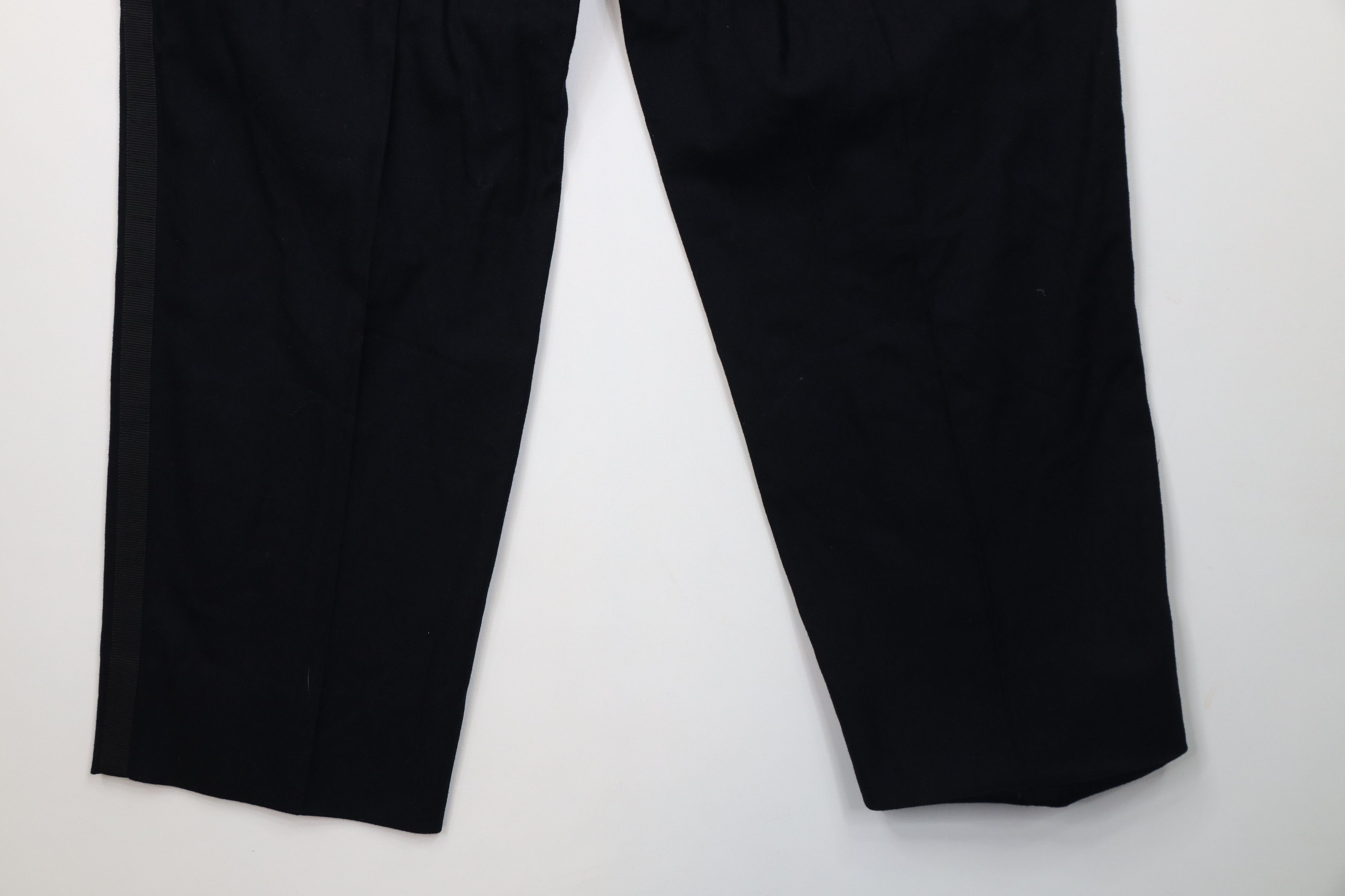 Vintage Vintage 50s Korean War Heavy Wool Wide Leg Pants Blue USA Size US 38 / EU 54 - 10 Thumbnail